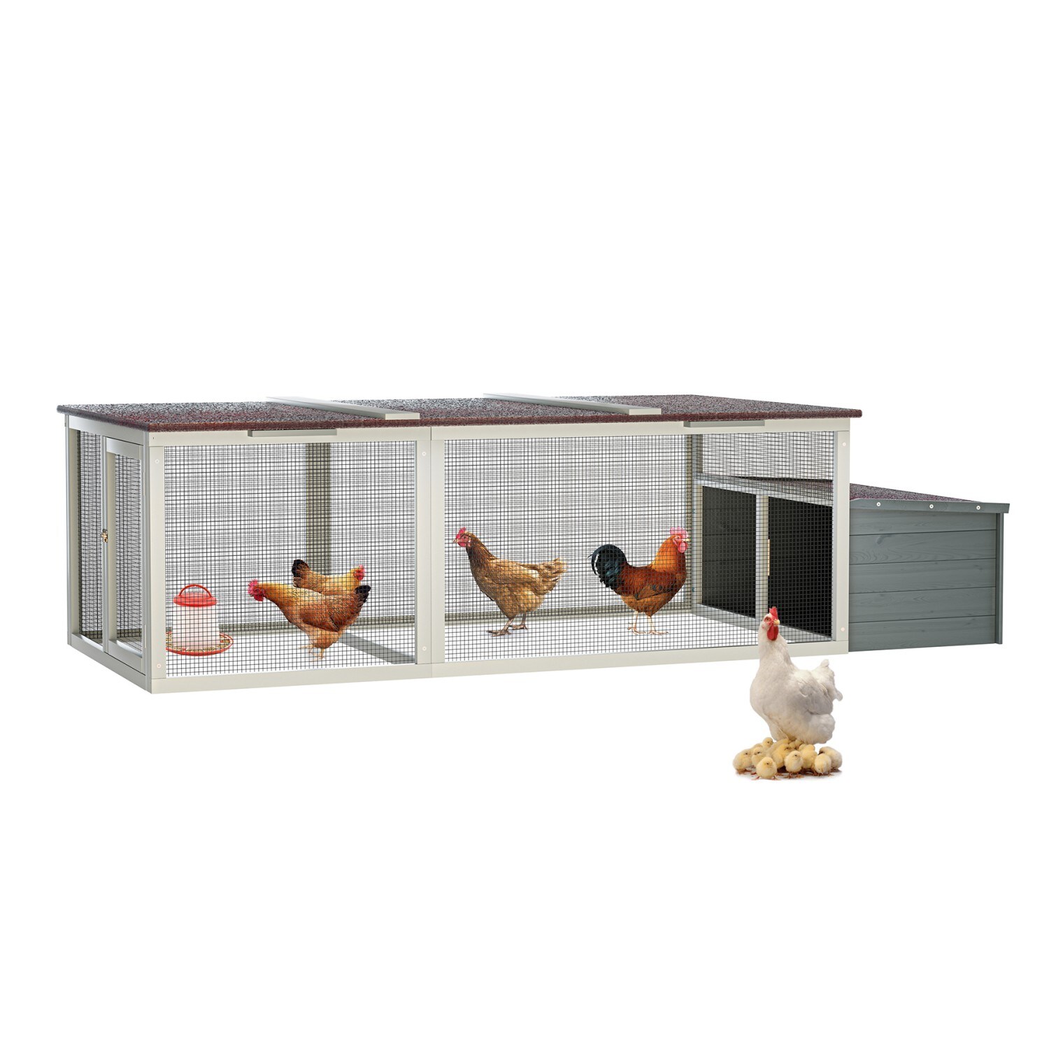 Mondawe MO-OU44438 Chicken-Coops-Rabbit-Hutches - View #4