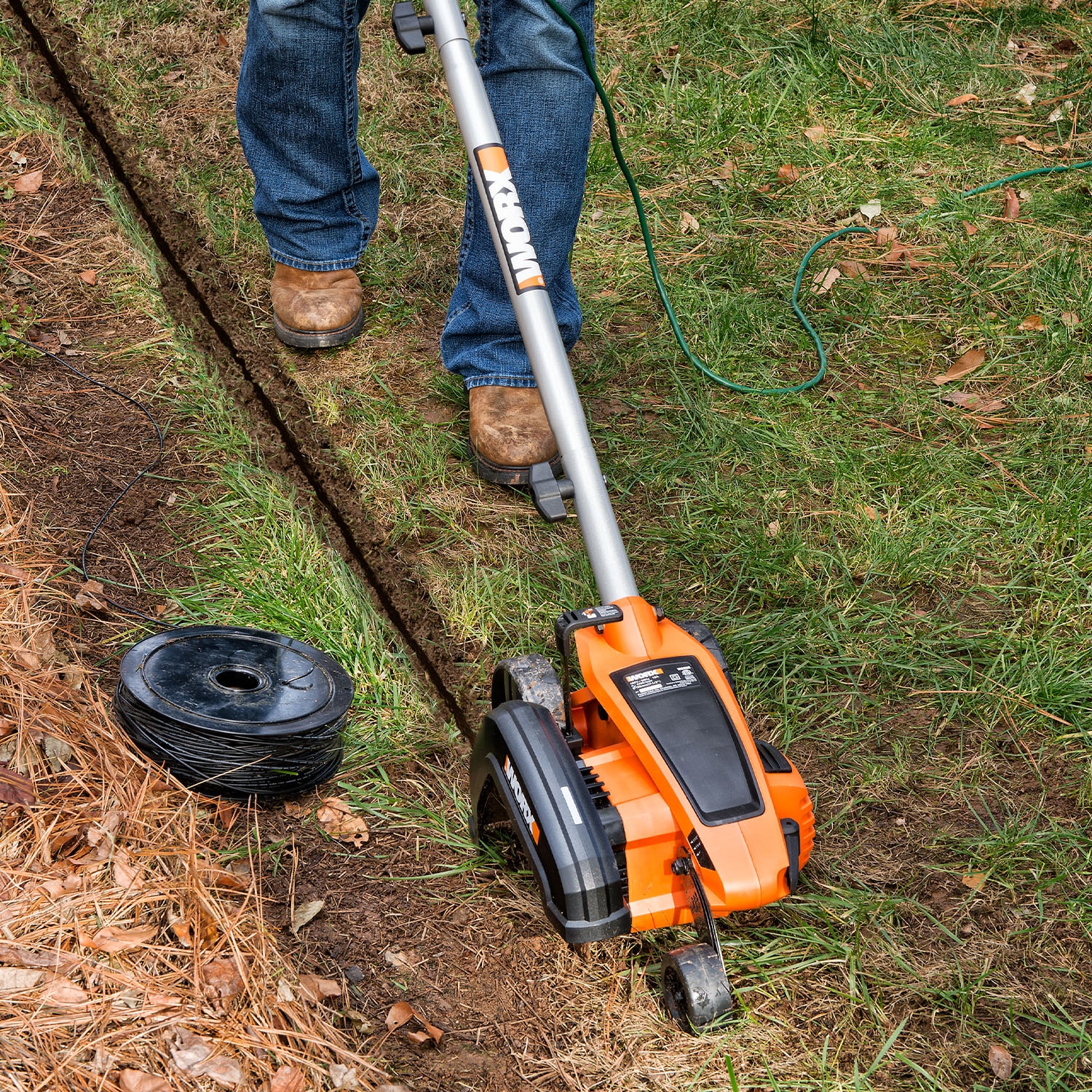 Worx Wg896 12 Amp 7.5 Electric Lawn Edger & Trencher : Target