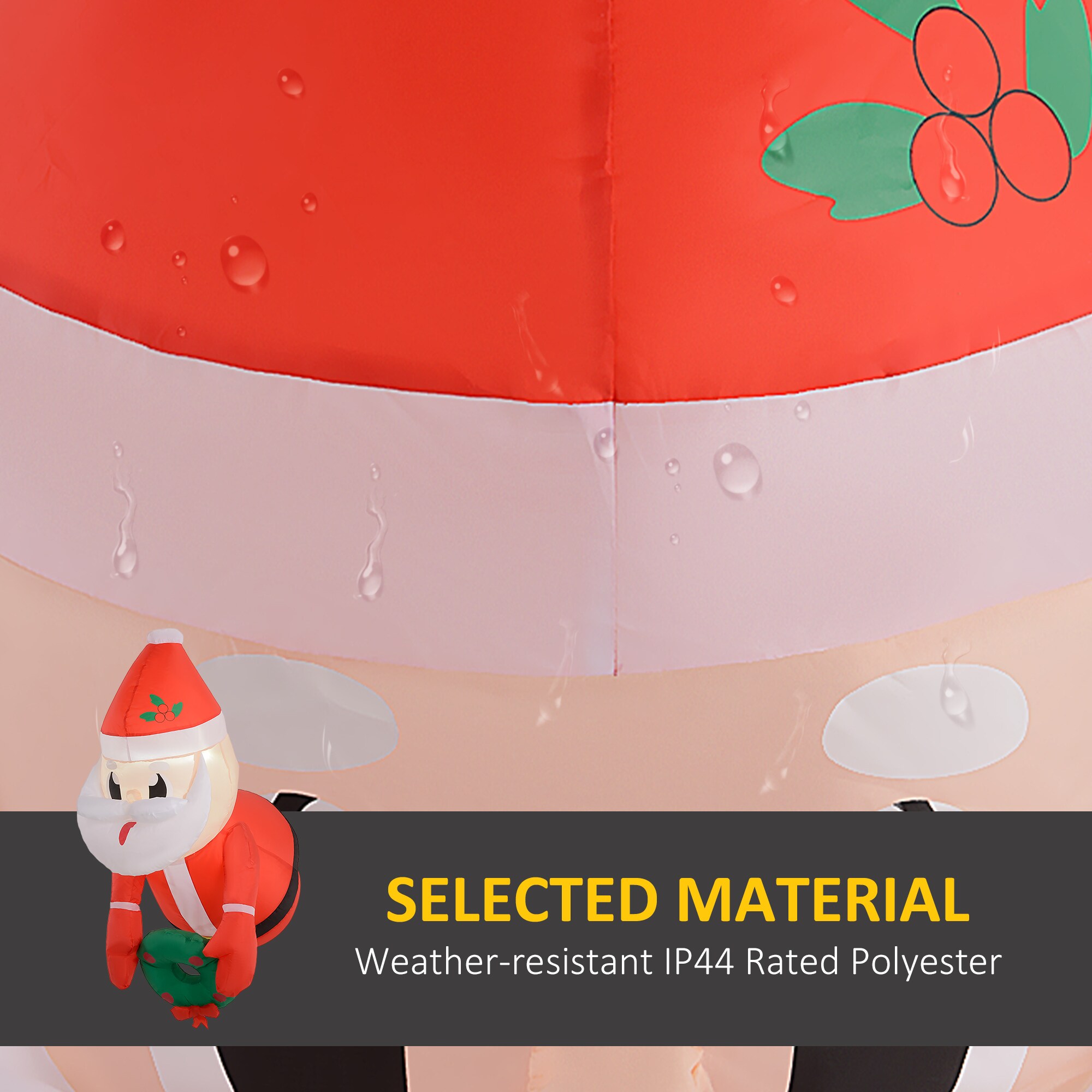 Outsunny 844-976V80RD Christmas-Inflatables - View #7