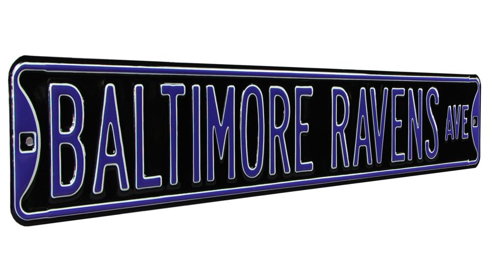 Baltimore Ravens Horizontal Art Glass Picture Frame