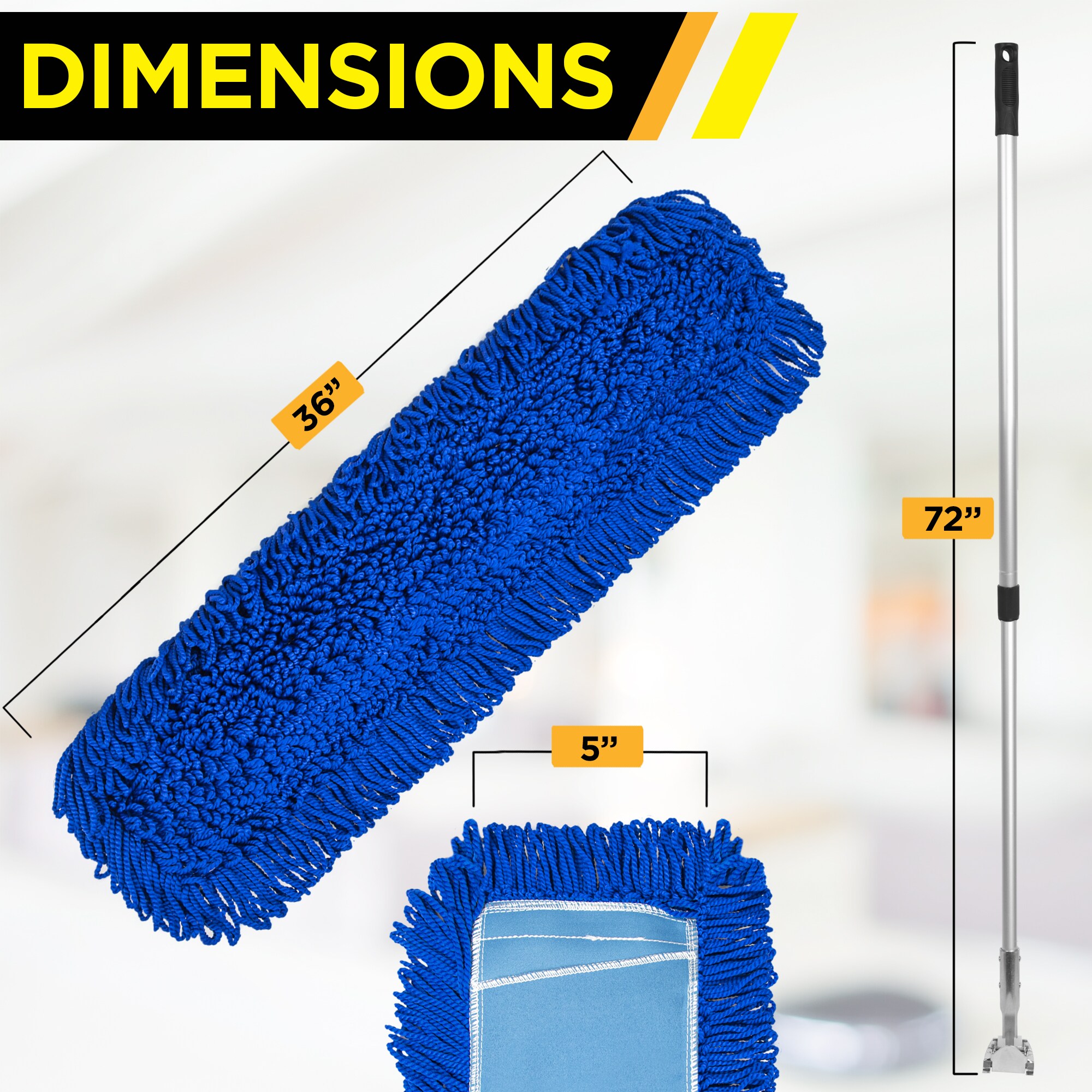 Gritt Commercial 174-36-T-4PKGRI Dust-Mops - View #3