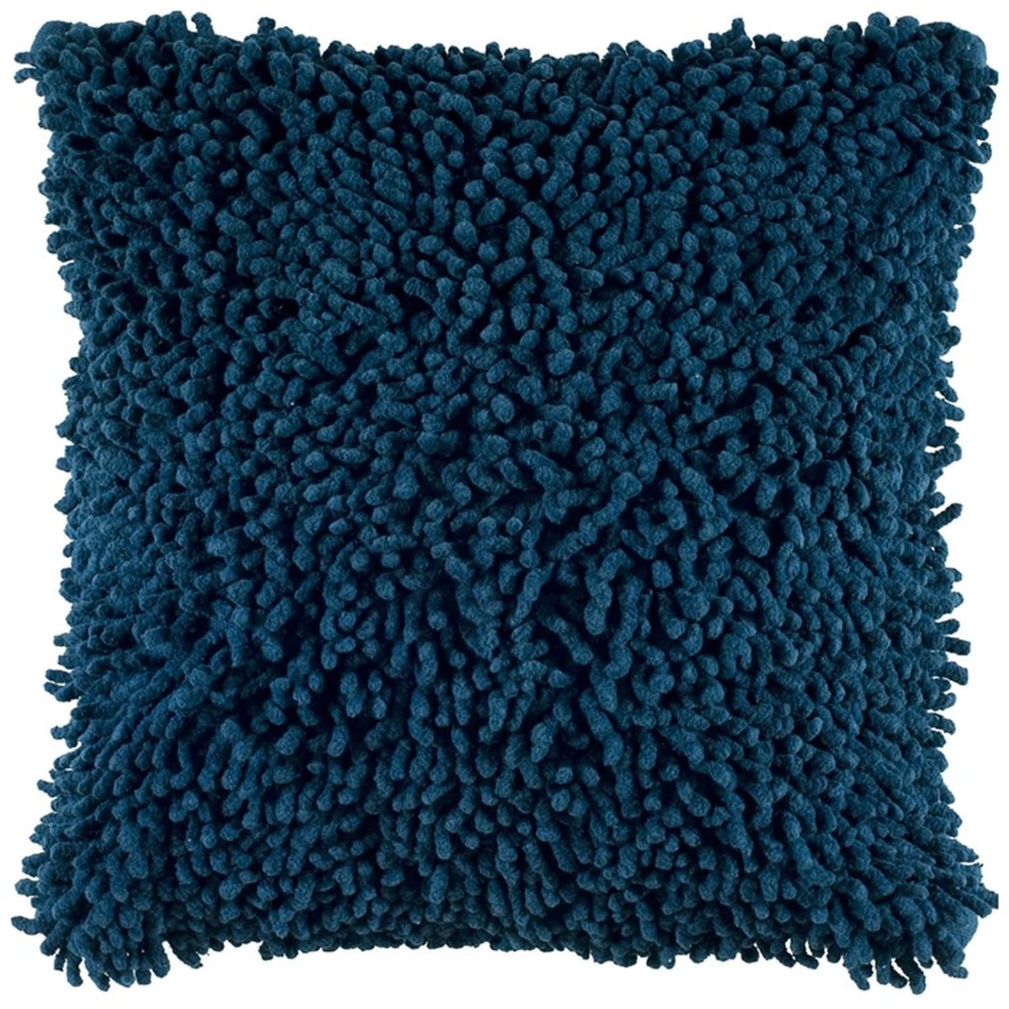 HomeRoots 4000403116 18-in x 18-in Blue Square Indoor Decorative Pillow