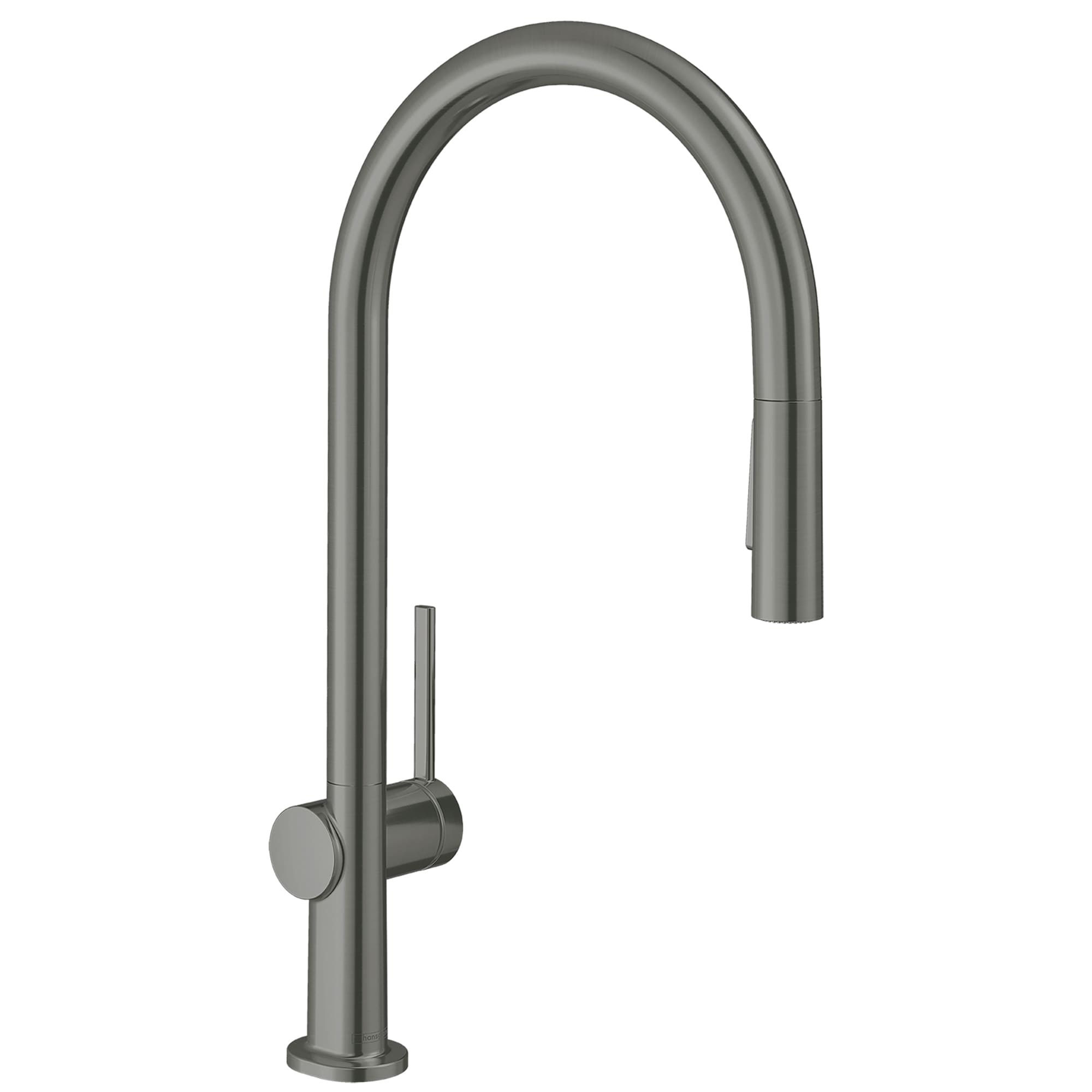 Hansgrohe 72800341 Talis N Brushed Black Chrome Single Handle Deck-mount Kitchen Faucet
