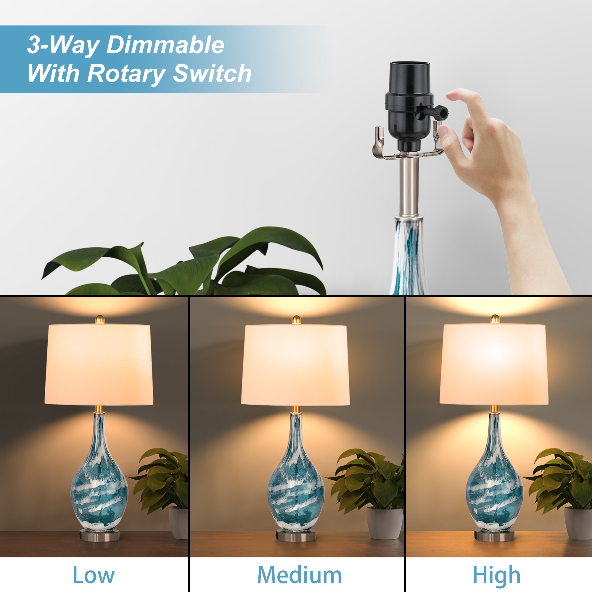 Maxax T19-BU Table-Lamps - View #7