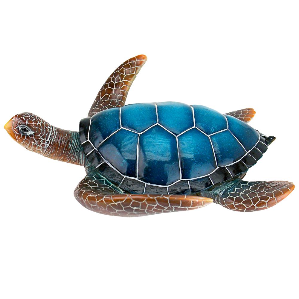 Design Toscano 5-in H X 14-in W Multiple Colors Finishes Turtle Garden 