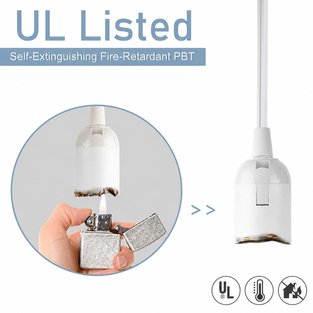 Misopily 20ft Extension Hanging Lantern Pendant Light Cord with On Off — free download