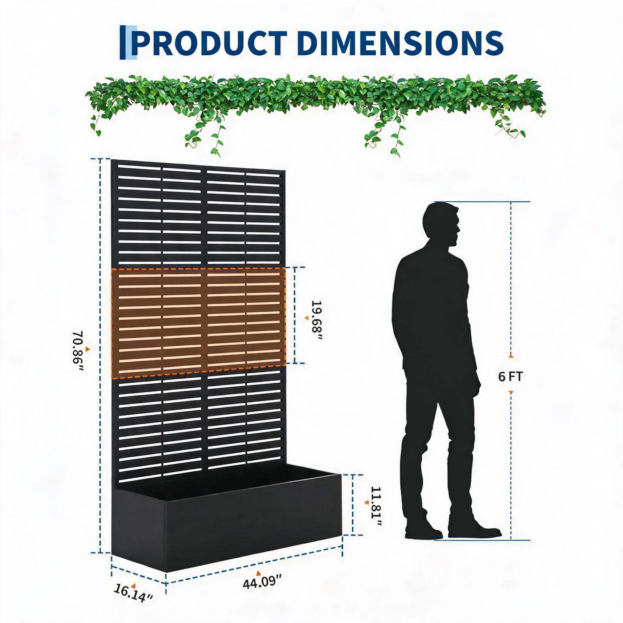 Garvee AGHUQTO80E3D85 Outdoor-Privacy-Screen - View #2