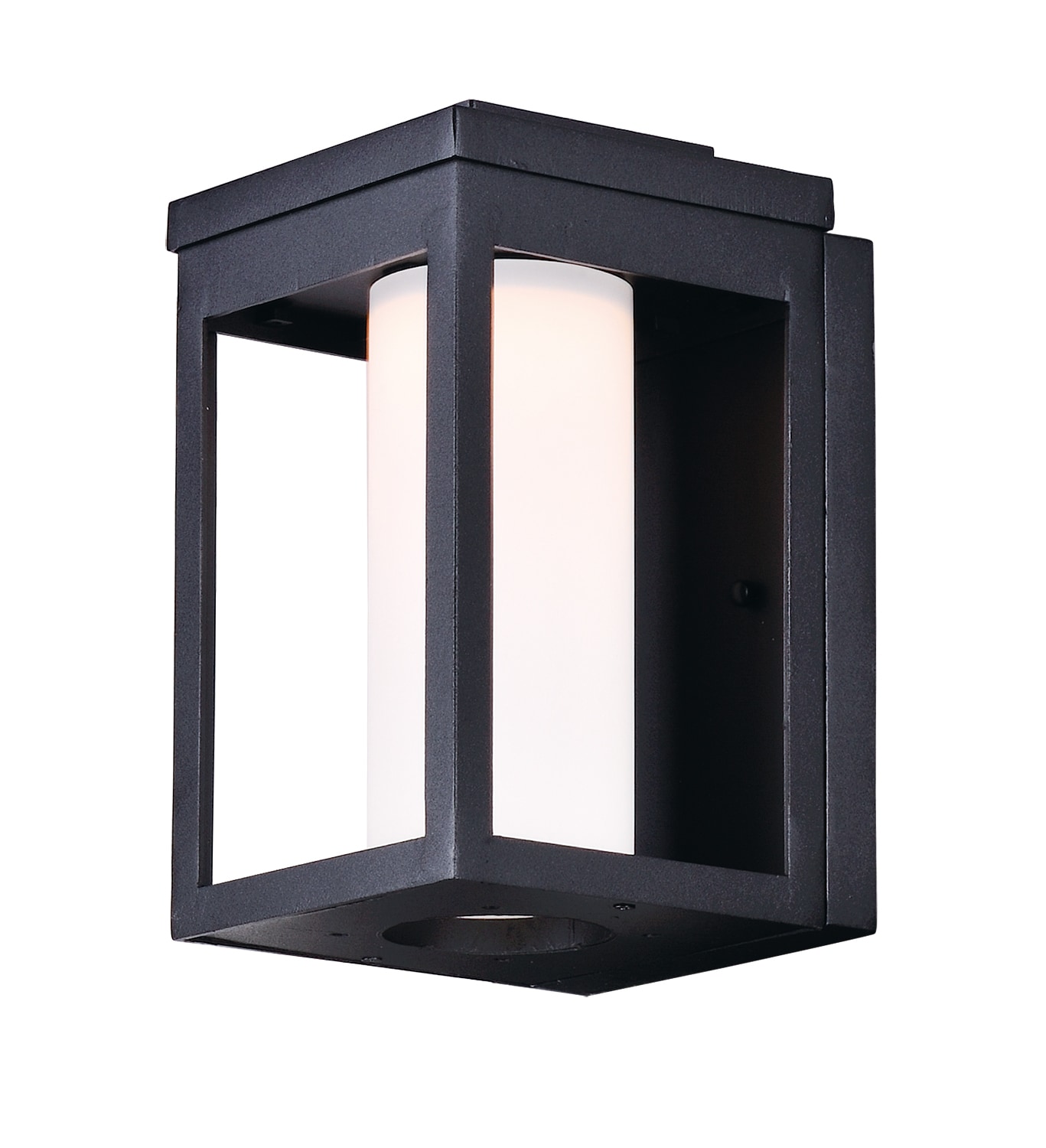 Maxim Lighting 55902SWBK Salon LED 1 -Light 10-in H Matte Black Hardwired Dark Sky Integrated LED Outdoor Wall Light