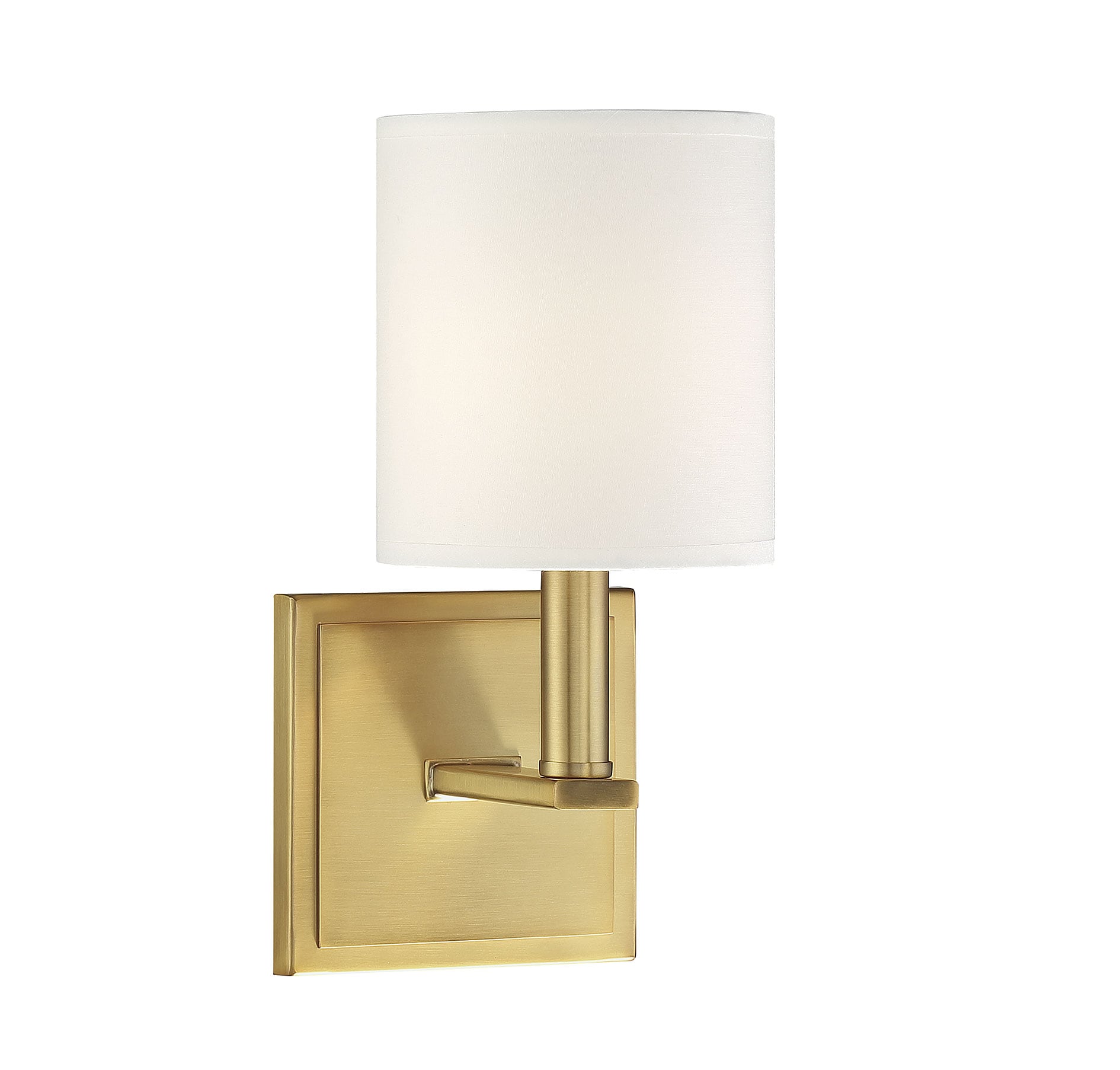 Savoy House Essentials 9-1200-1-322 Waverly 5-in W 1 -Light Brushed Brass Wall Sconce