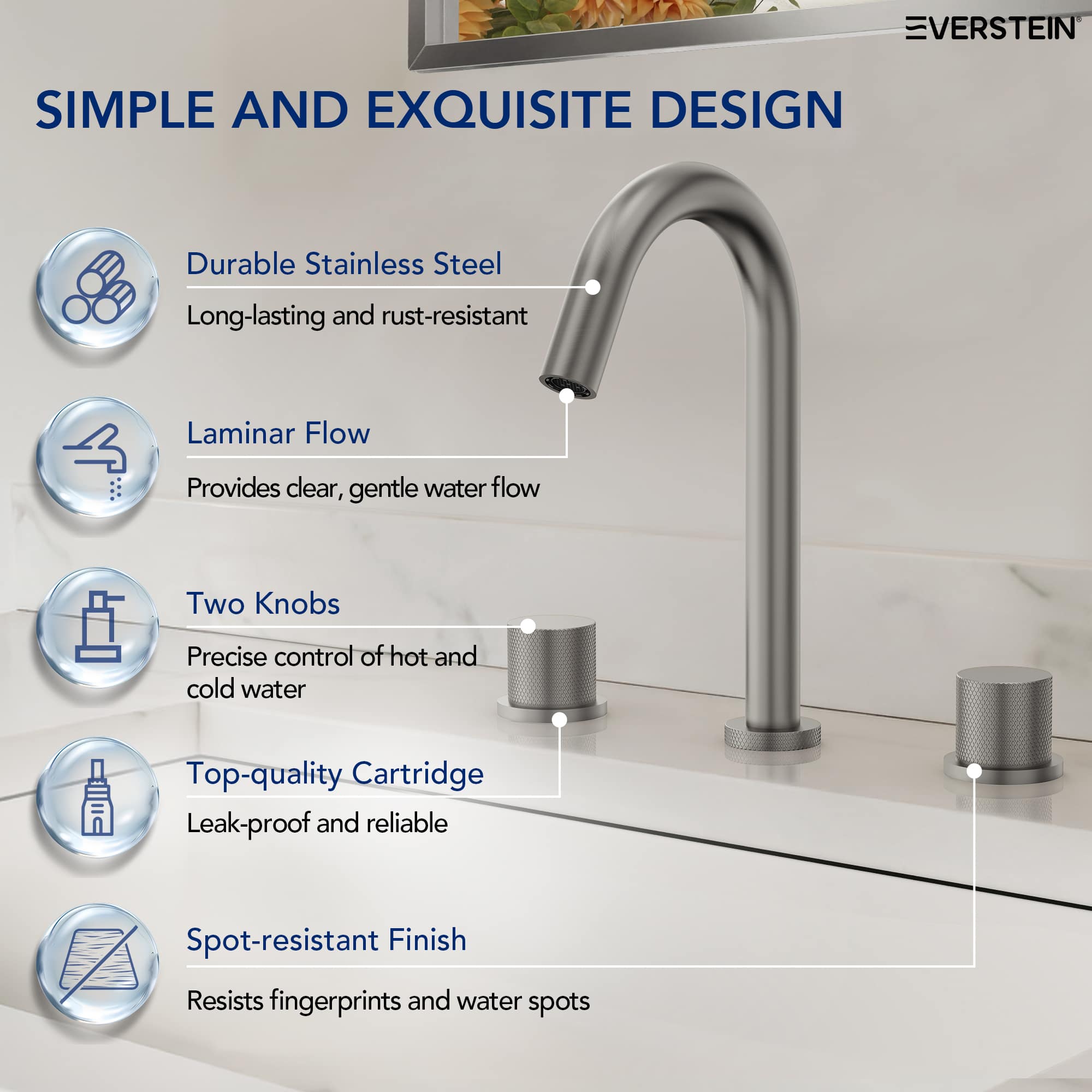 EVERSTEIN SFS-1149-NK Lavatory-Faucets - View #7