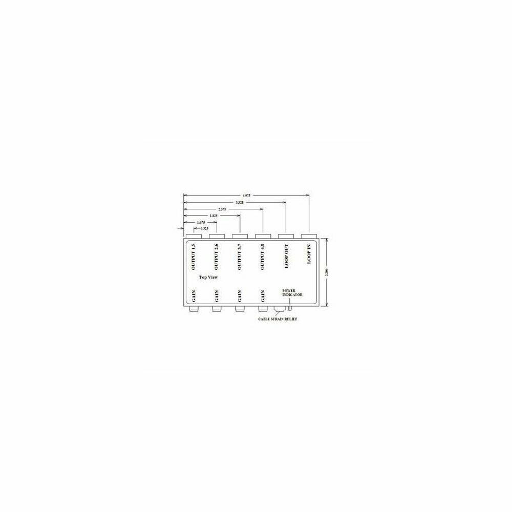  TCNCD313746 VAC 16-164-308 1 x 8 in. Balance Mono Audio Distribution Amplifier with Terminal Block
