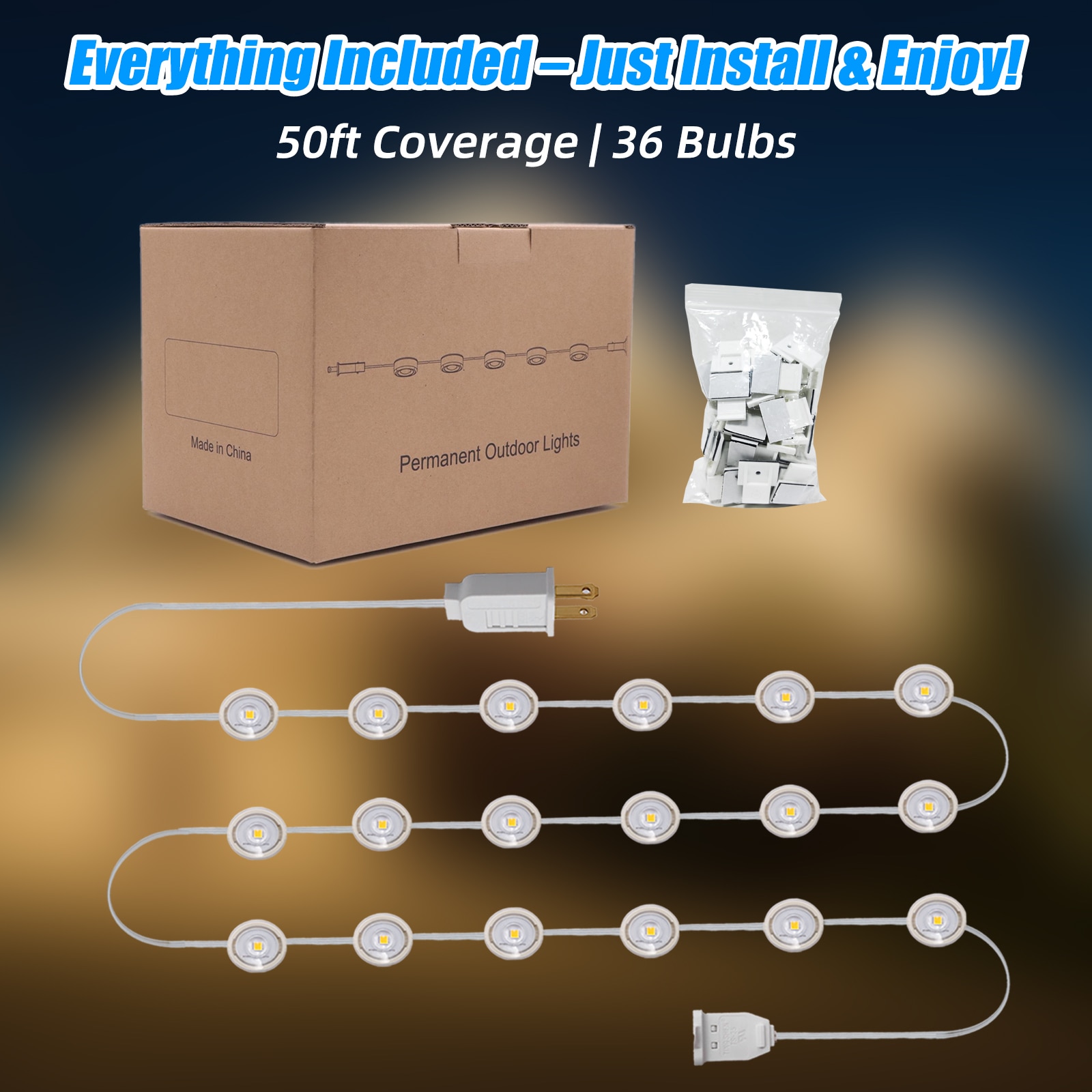 Bieuoram 50FT-36L-A Patio-String-Lights - View #6