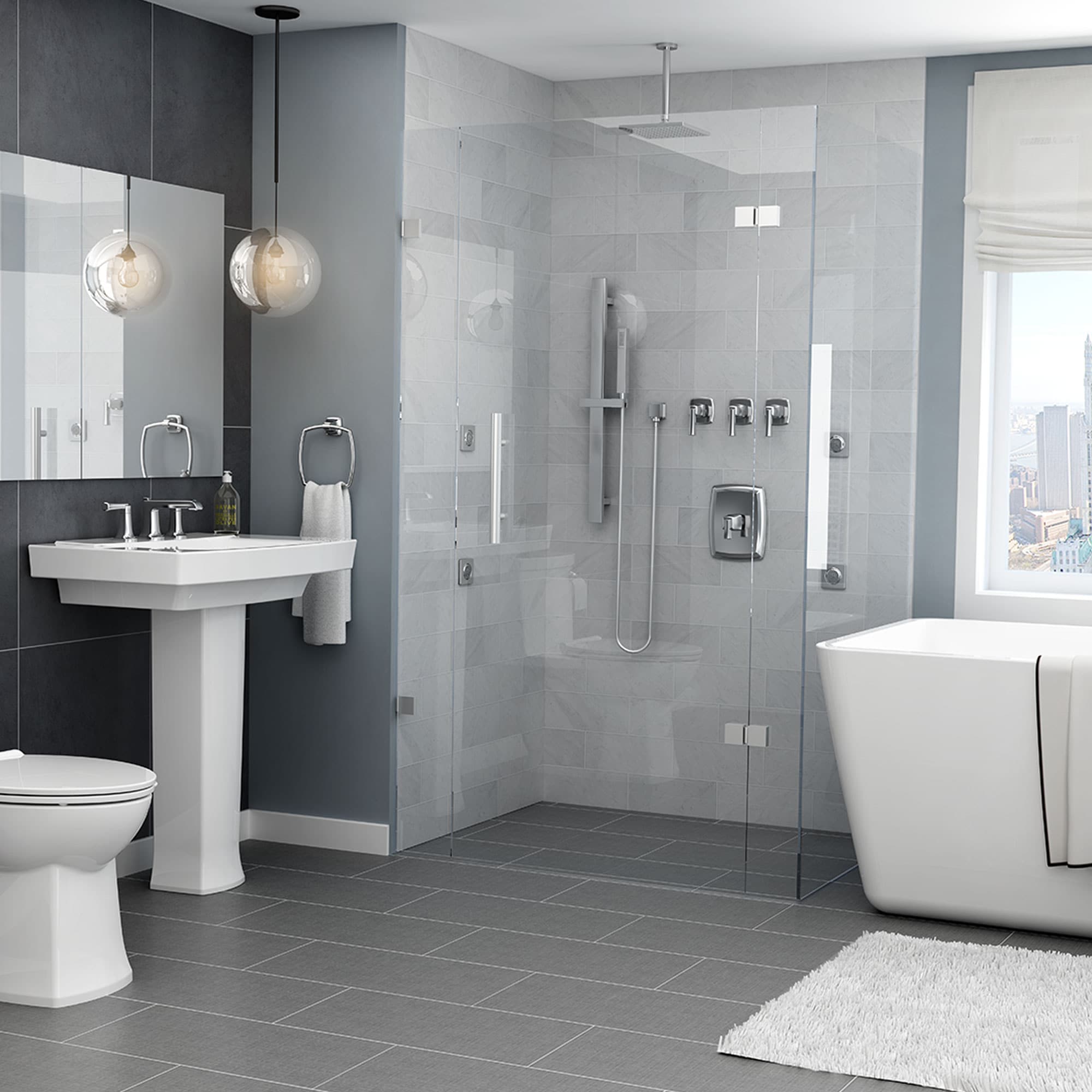 American Standard 0328100.020 Complete-Pedestal-Lavatories - View #2