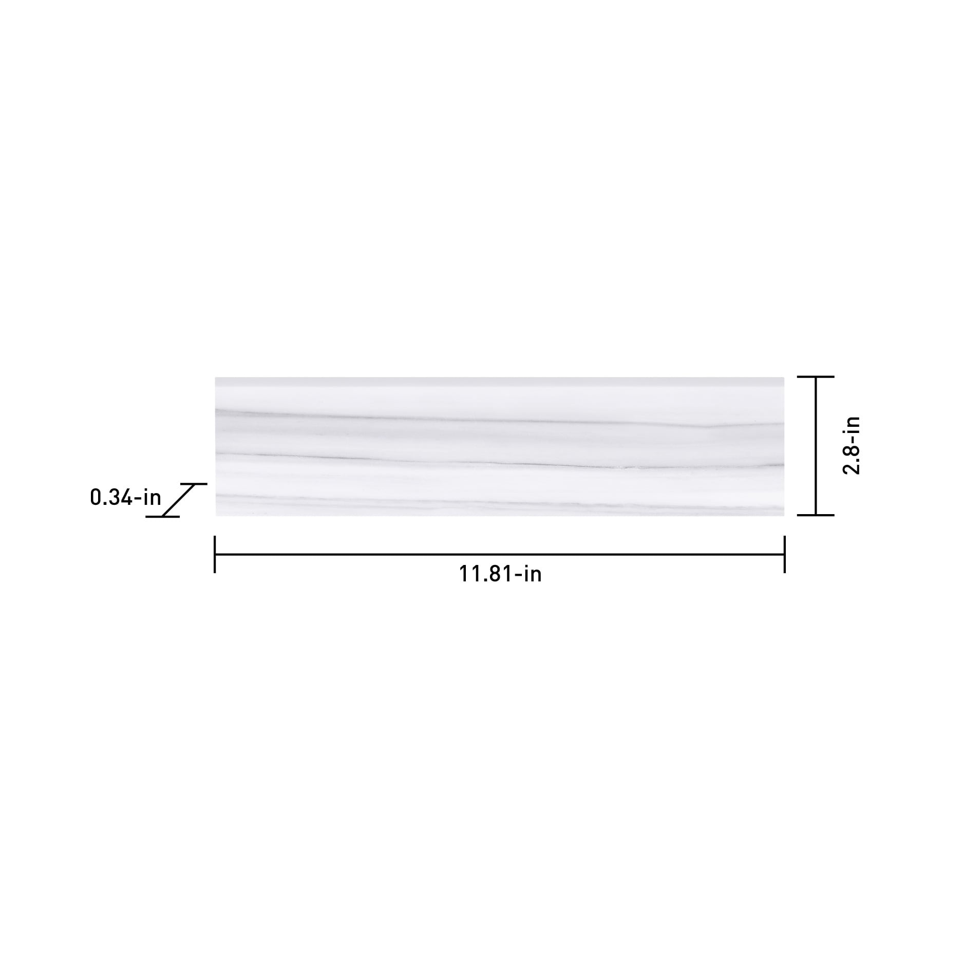 Satori 1001-0392-0 Wall-Trim-Accent-Tile - View #3