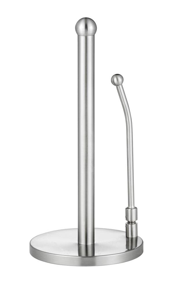 Stainelss Steel Paper Towel Holder with Top Ring and Heavy Weighted Base -  China Paper Towel Holder and Tabletop Paper Towel Holder price
