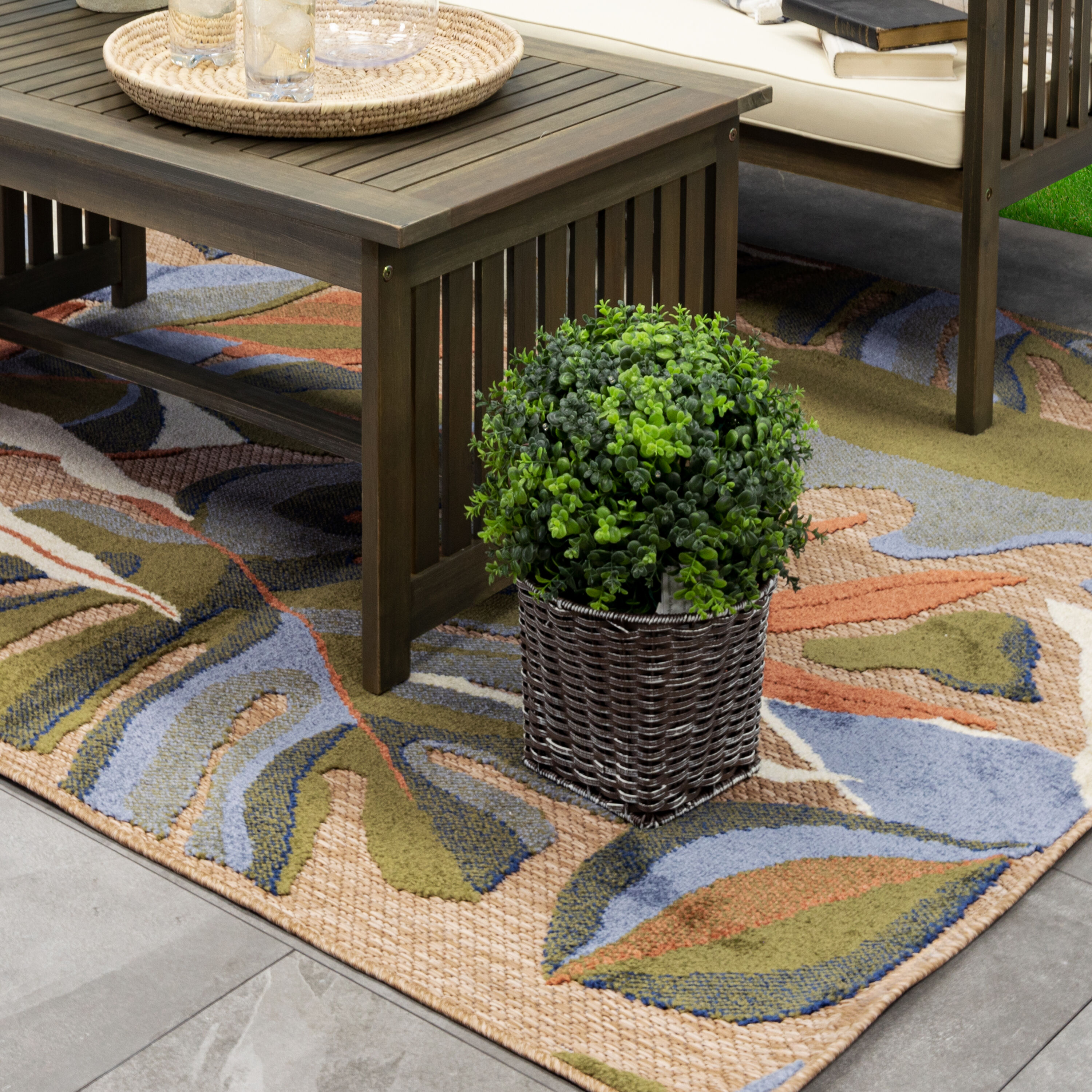 allen + roth with STAINMASTER R1338 416 063090 rugs - View #6