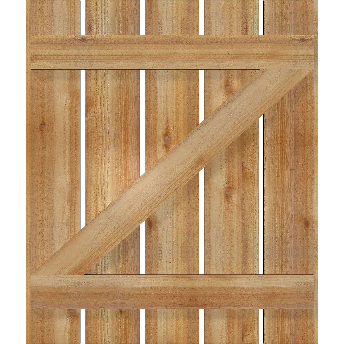 Ekena Millwork RBS06Z29X034RWR Exterior-Shutters - View #5
