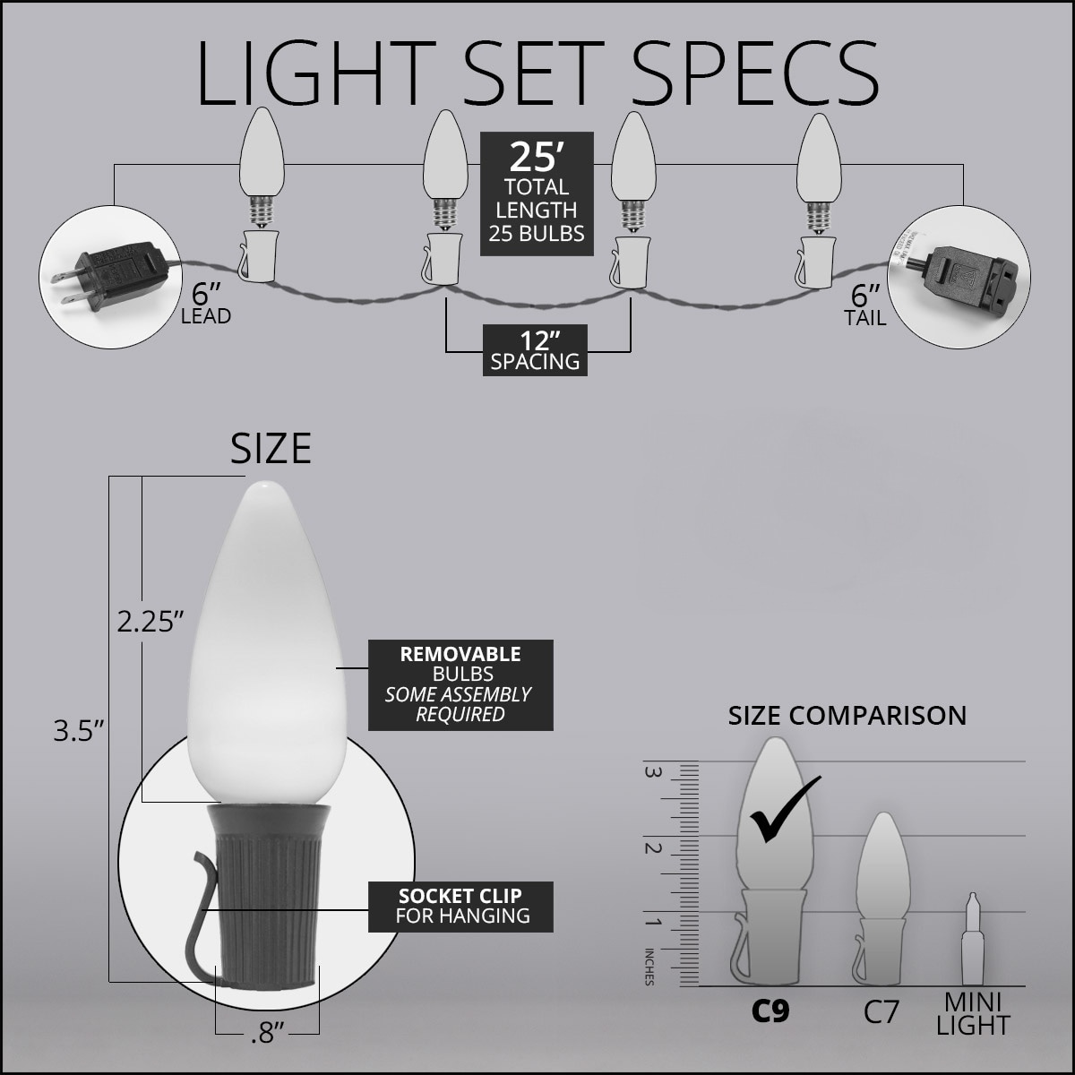 Wintergreen Lighting 77769 Christmas-String-Lights - View #5