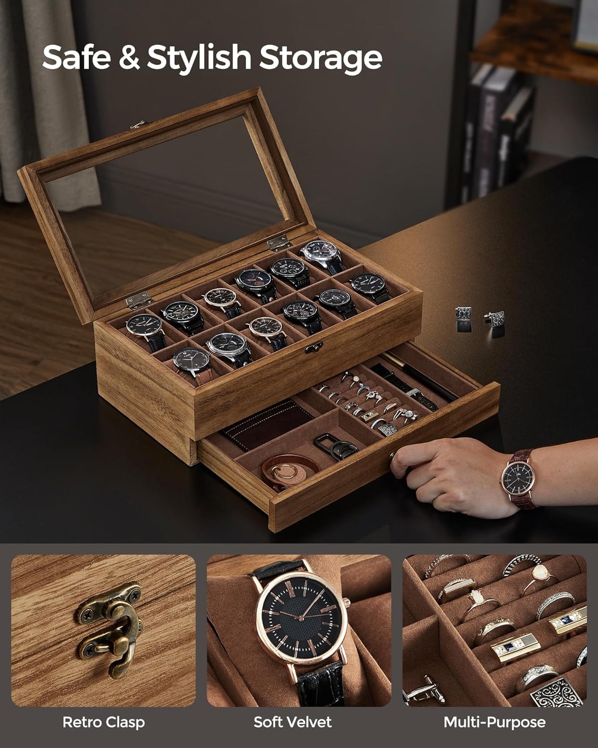 SONGMICS HOME JOW012K01 Jewelry-Organization - View #5