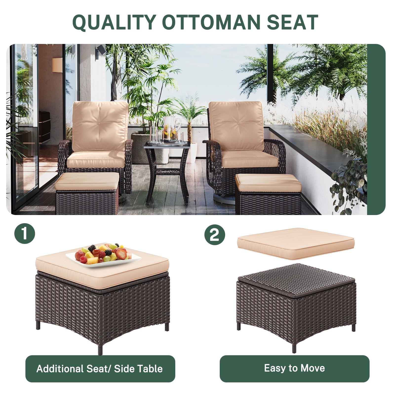 AOXUN LG-036BG-38BG Patio-Conversation-Sets - View #4
