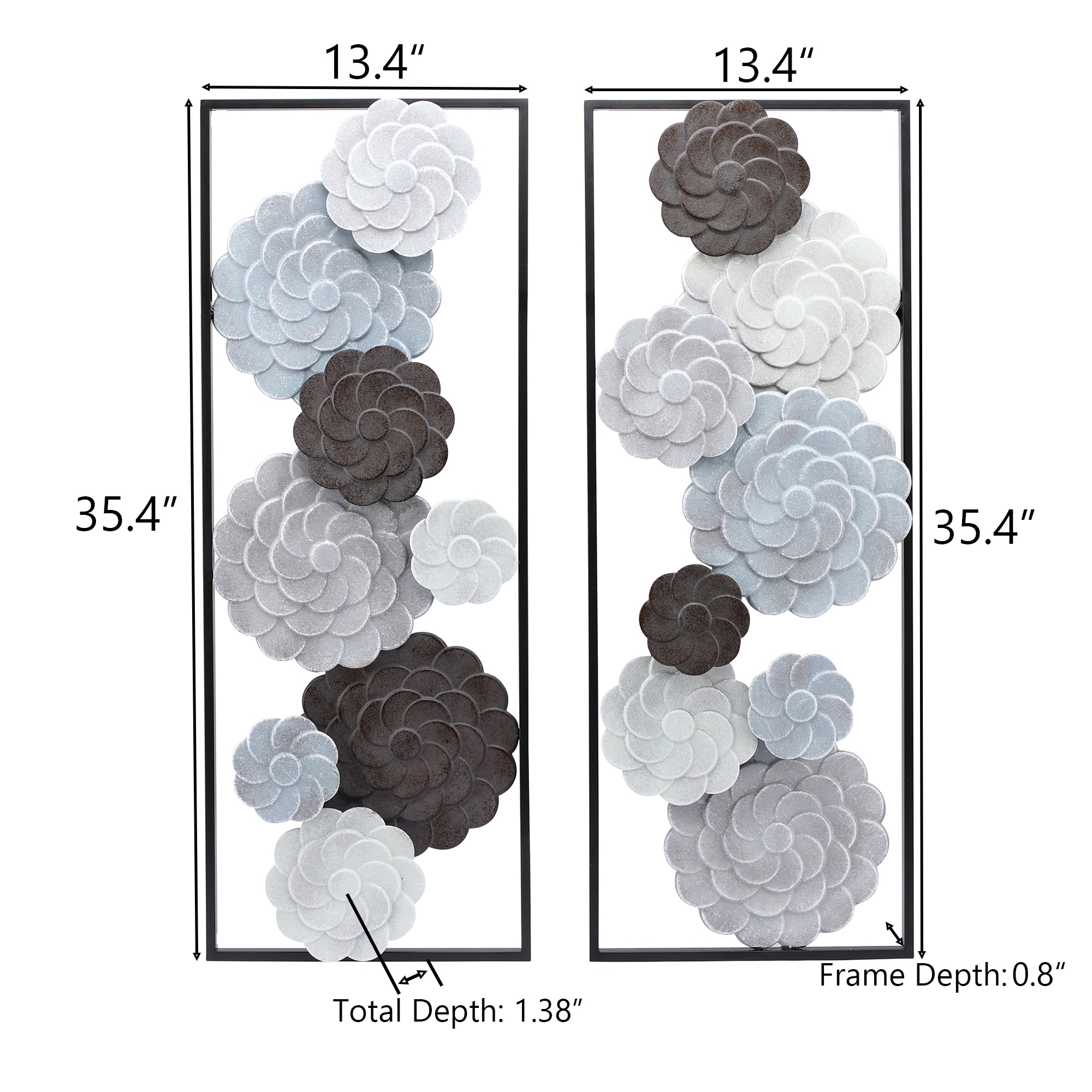 LuxenHome WHA1674 Wall-Accents - View #13
