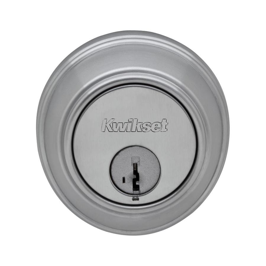 Kwikset 816 26D SMT RCAL RCS Security 816 KeyControl Satin Chrome Single Cylinder Deadbolt with SmartKey