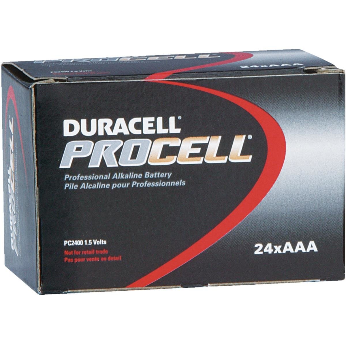 DURACELL Procell Batteries Size AAA 24 Pack :: StageSpot