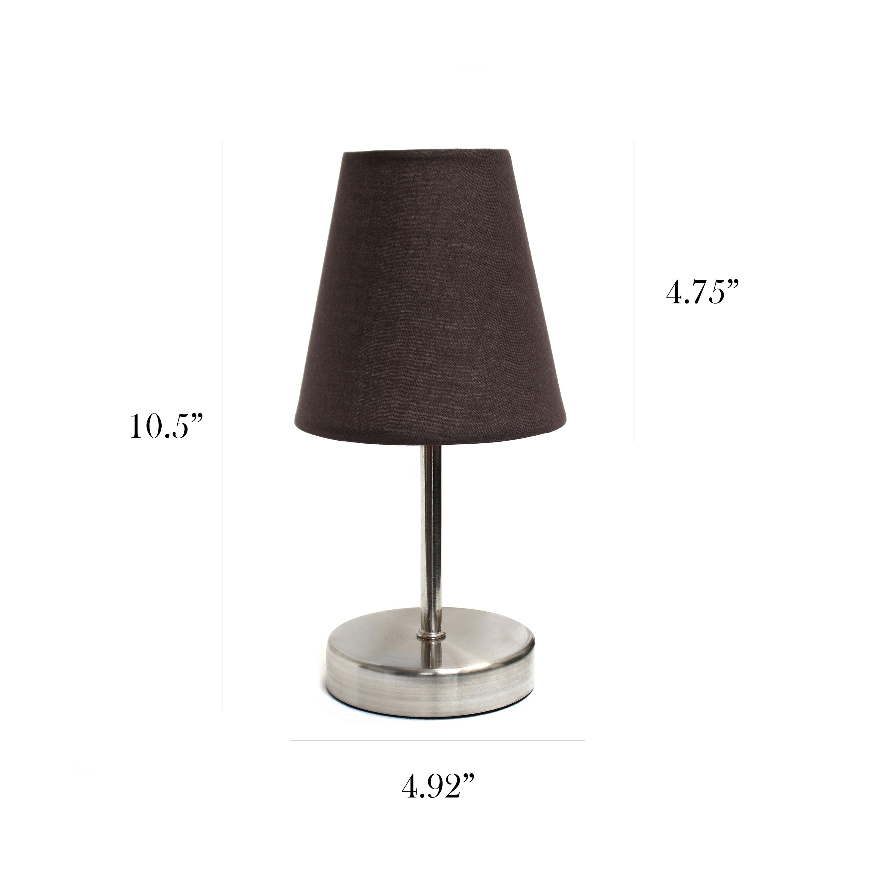 Simple Designs LT1198-BWN-2PK Table-Lamps - View #3