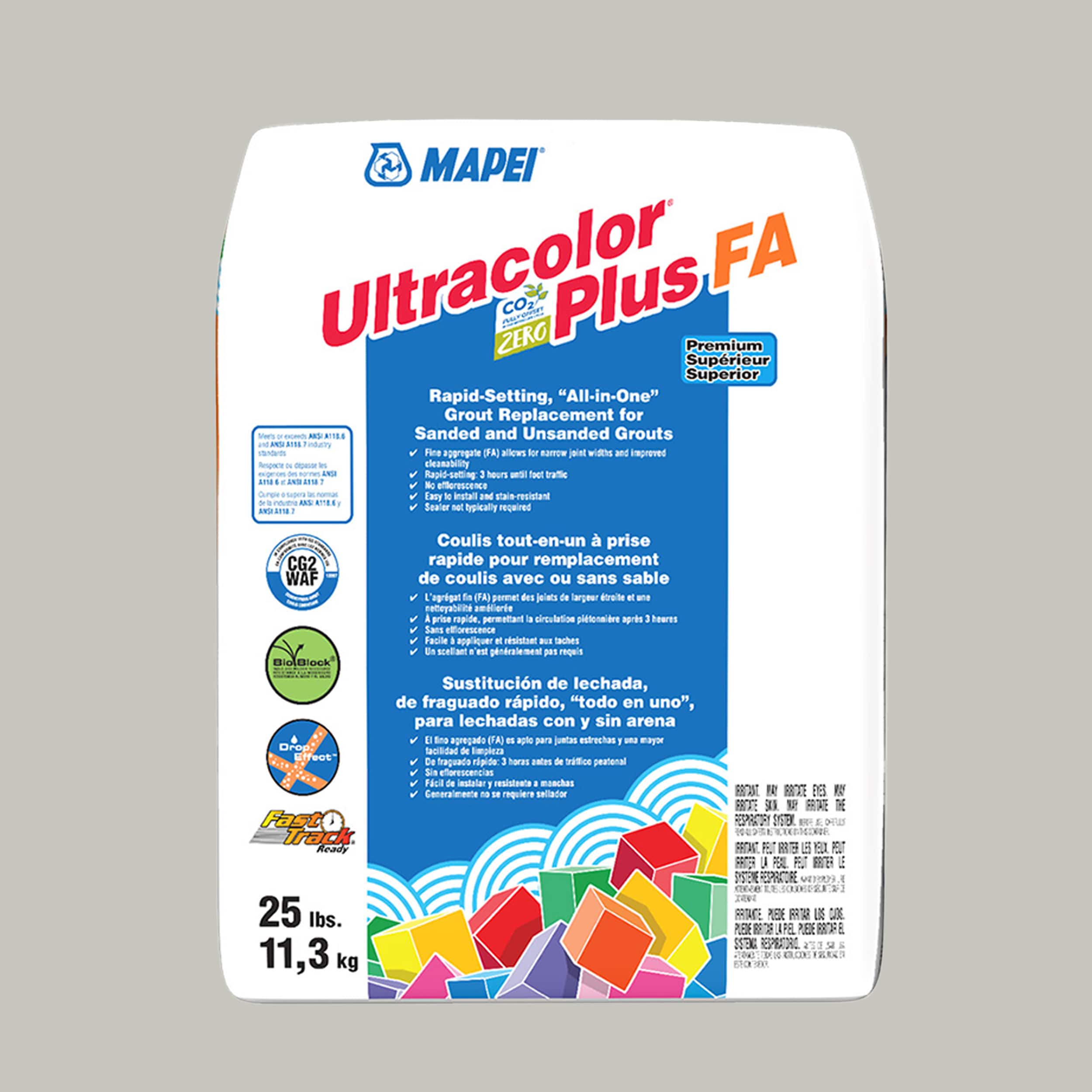 MAPEI 6BU522711 Ultracolor Plus FA Castle Wall #5227 All-in-one Grout (25-lb)