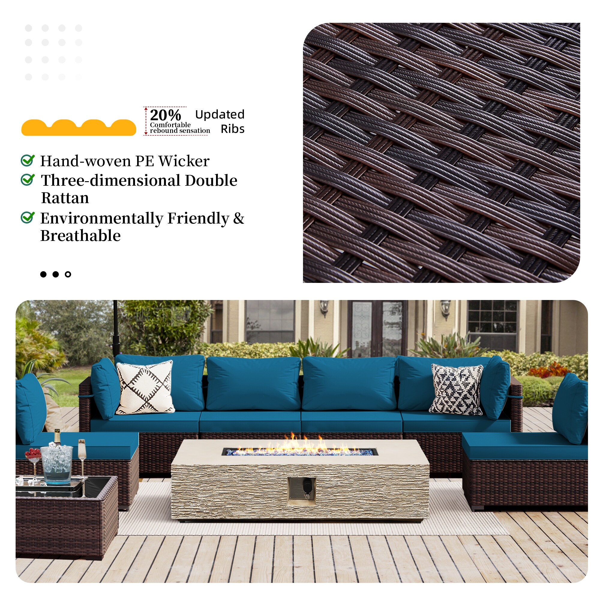 Patio Watcher LS-RT7-56HBE-B5 Patio-Conversation-Sets - View #4