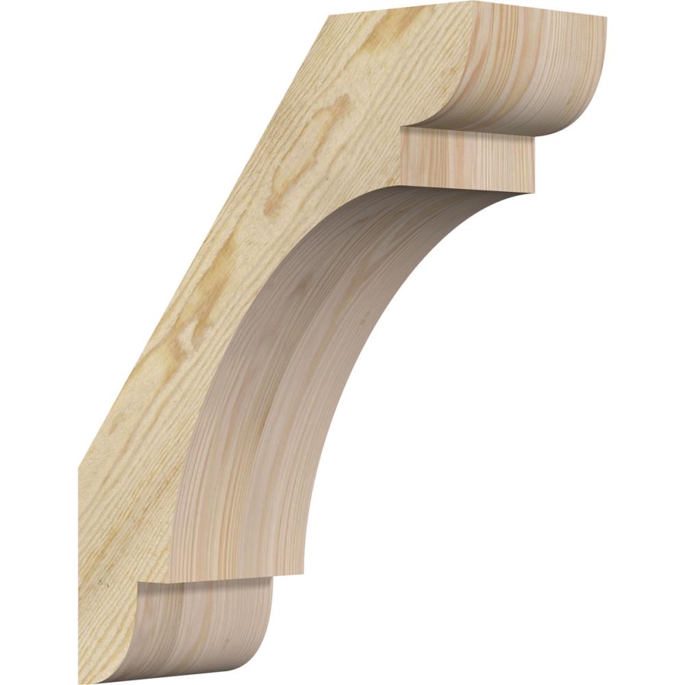 Ekena Millwork BRC06X16X20OLY00RDF 6-in x 16-in x 20-in Douglas Fir Unfinished Wood Olympic rough sawn