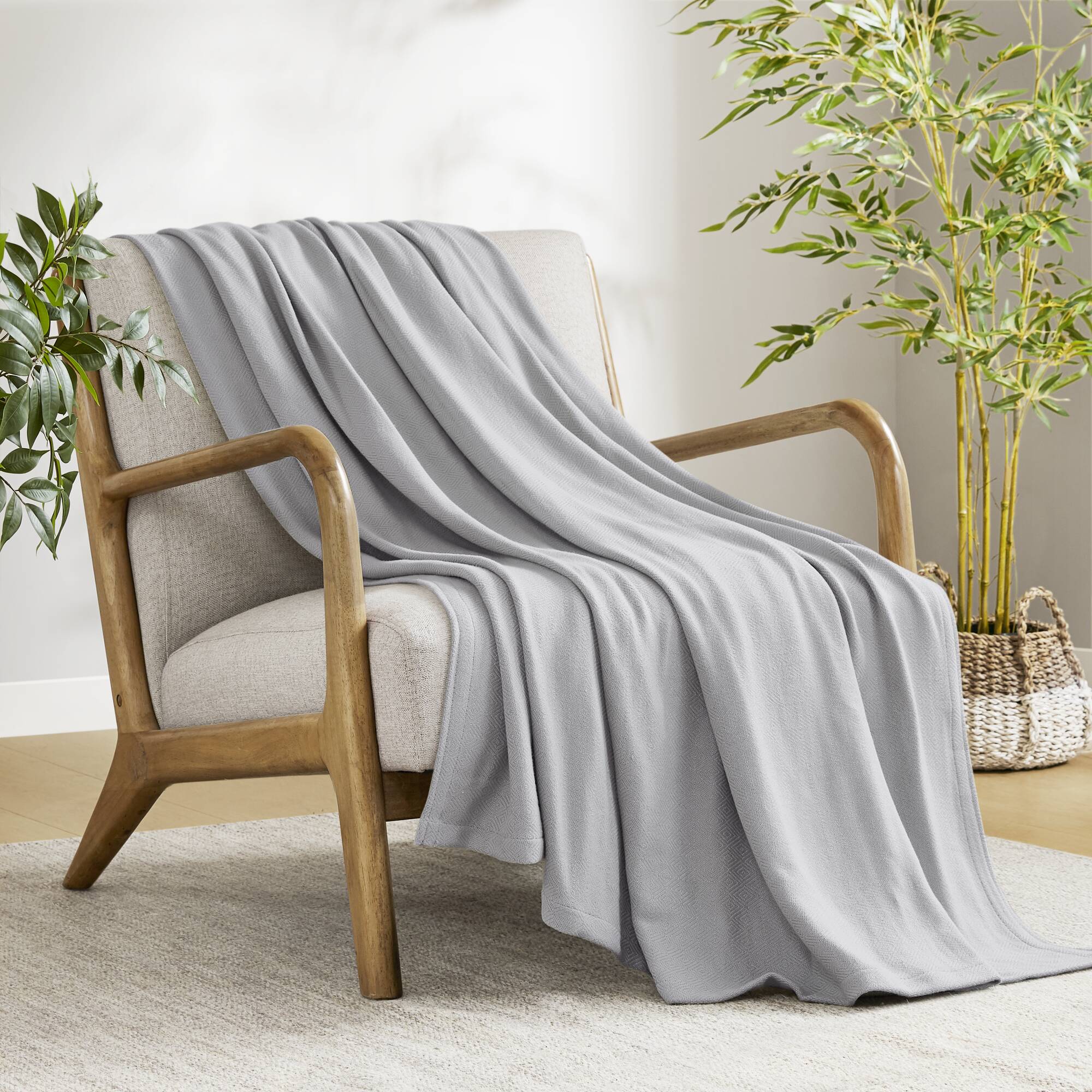 TATAHANCE XB035BTGREY66 Blankets-And-Throws - View #6