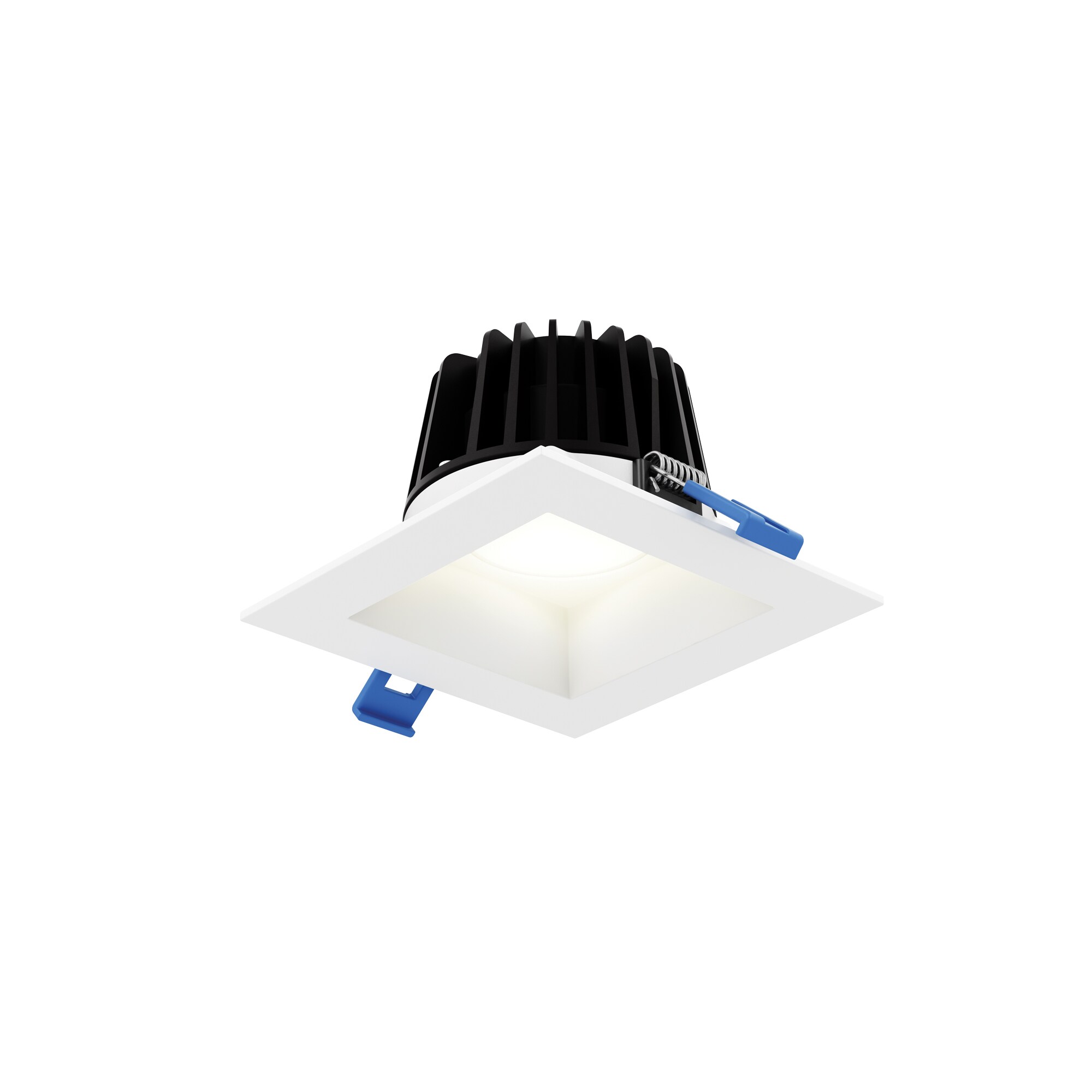 DALS Lighting RGR4SQ-CC-WH Rgr White 990 -Lumens Switchable Square Dimmable LED Canless Wet rated Recessed Downlight