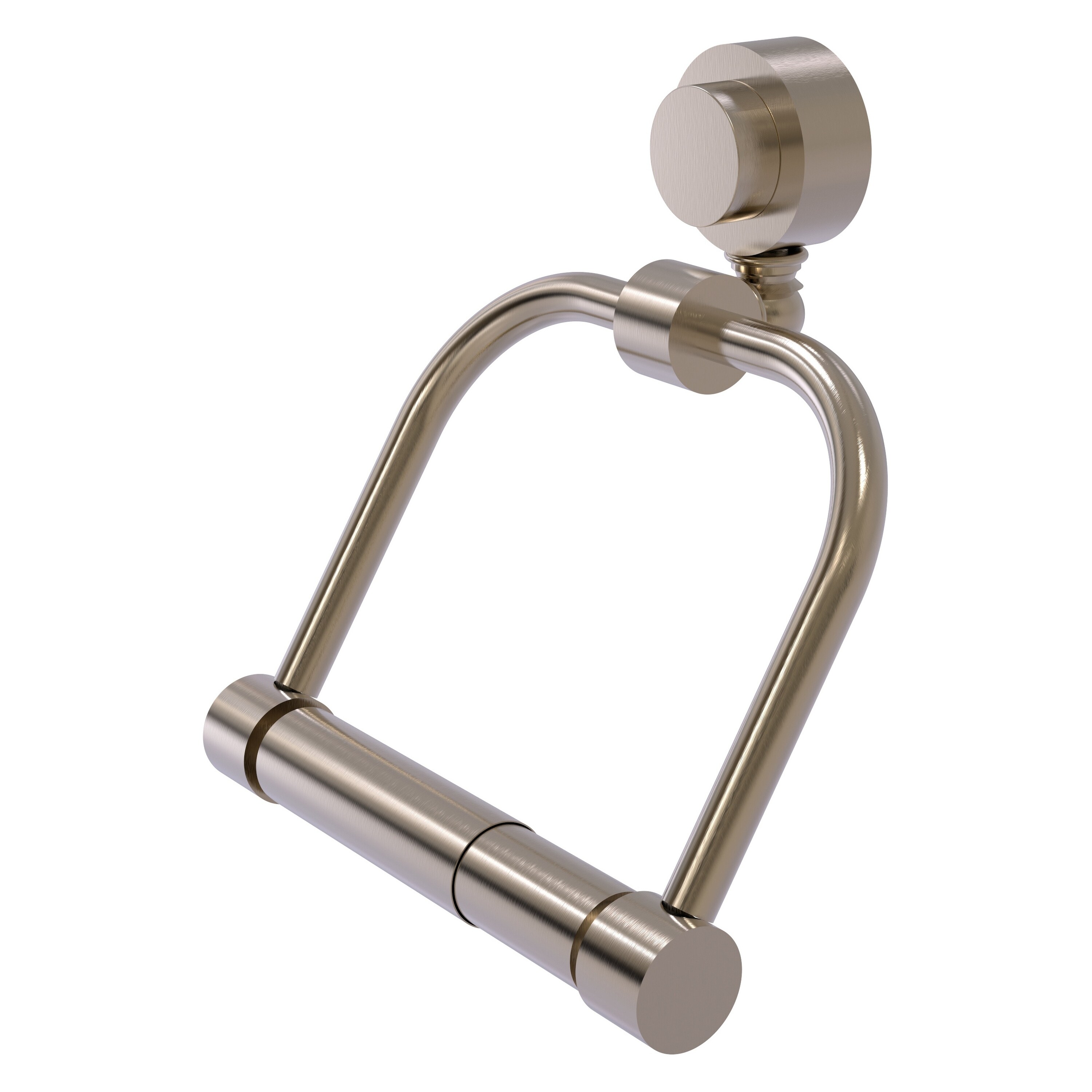Allied Brass 424-PEW Venus Antique Pewter Wall mount Double post Toilet Paper Holder 1 -Rolls with Storage