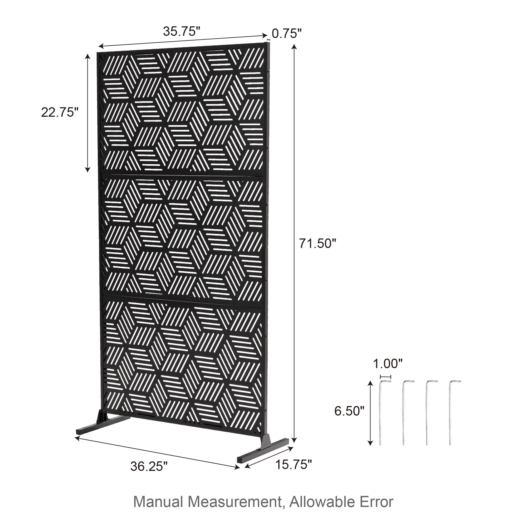 Glitzhome 2039200001 Outdoor-Privacy-Screen - View #6