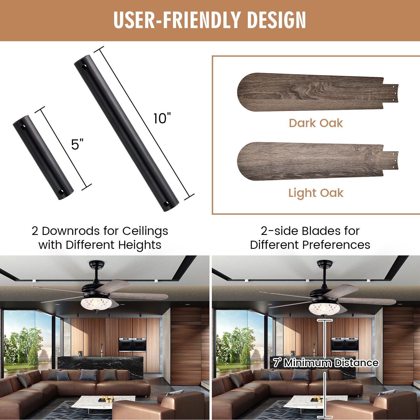 SUGIFT LW018SUGHY1162 Ceiling-Fans - View #3