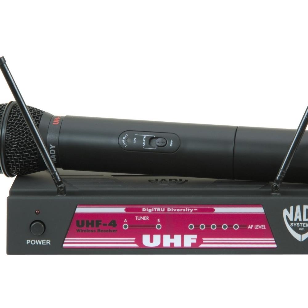  TCNCD295177 Nady Systems UHF-4-HT-13 UHF Handheld Wireless System- 949.800MHz