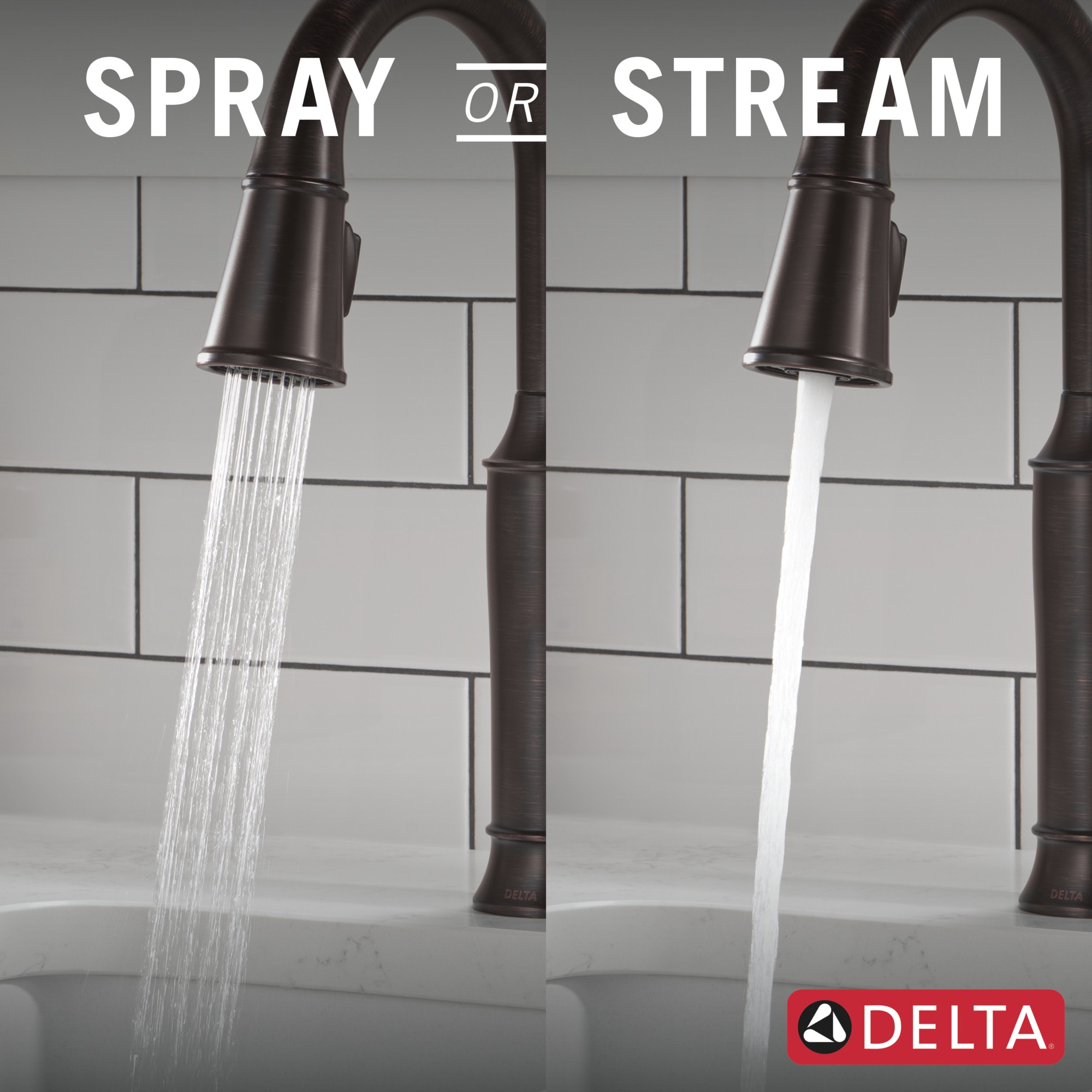 Renaldi Oil-Rubbed Bronze Pull-Out Spray Bar Faucet