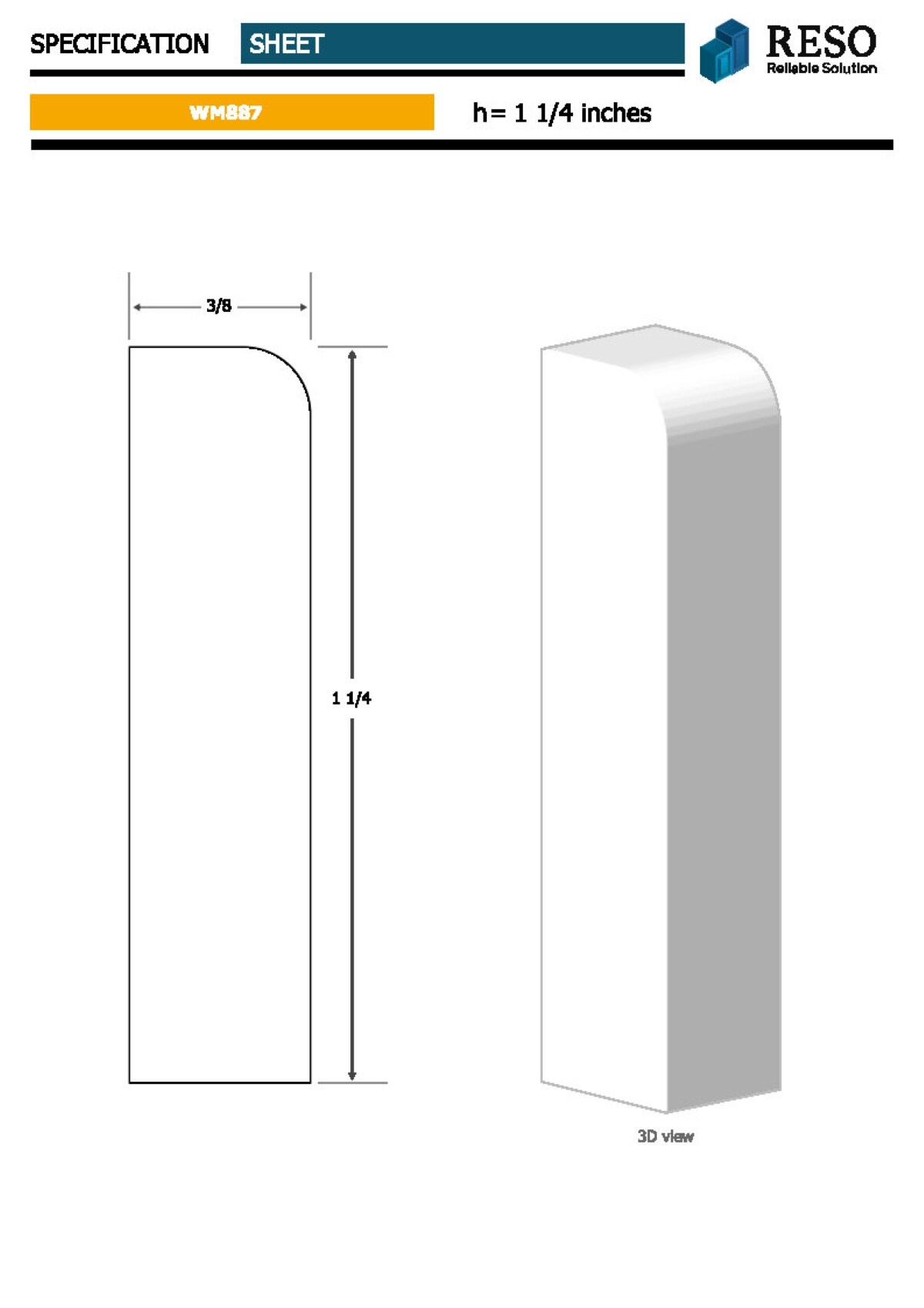 RESO RMC-887-85-20 Door-Casing-Kits - View #2
