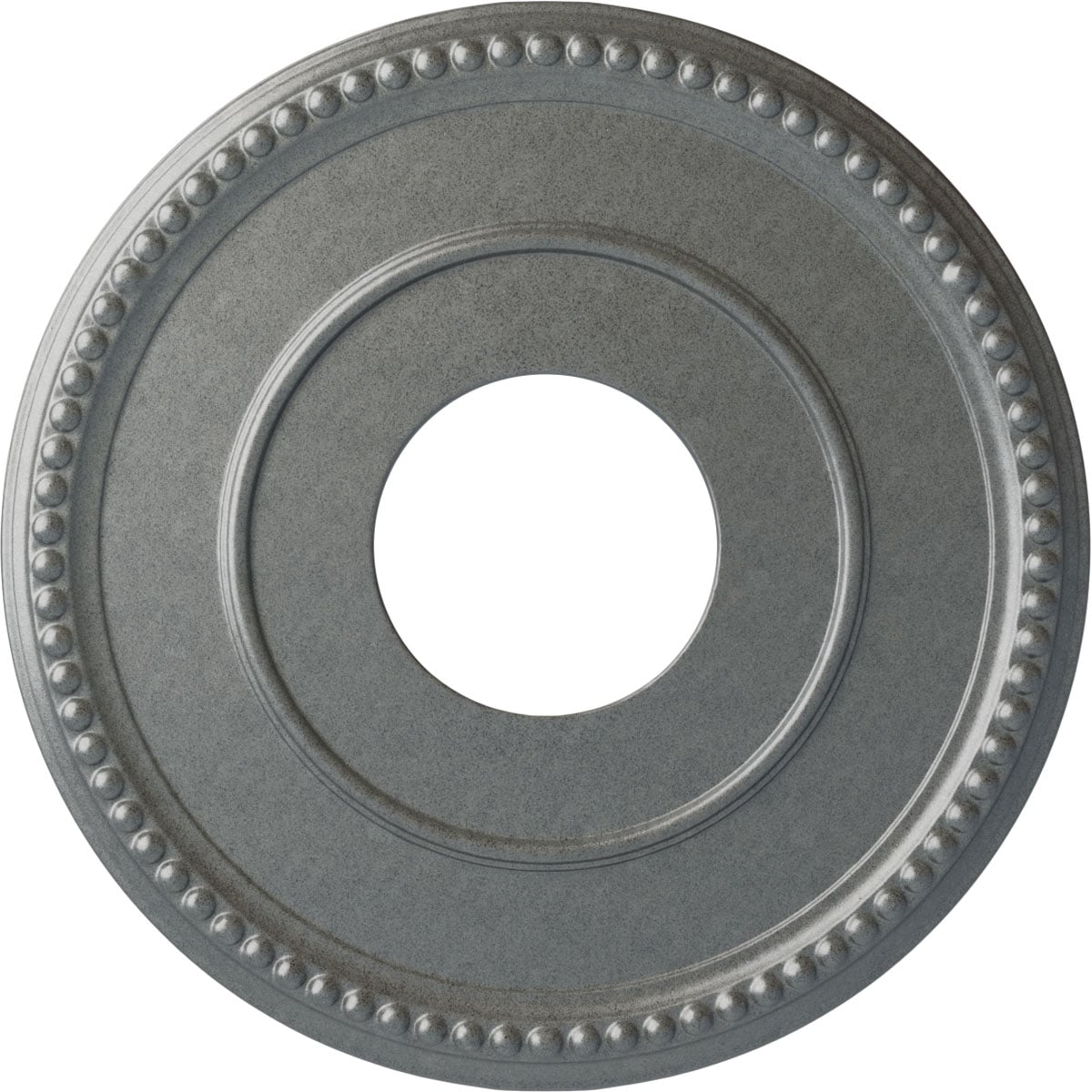 Ekena Millwork CM12BRPLS Bradford 12.5-in W x 12.5-in L Painted Platinum Polyurethane Whole Ceiling Medallion