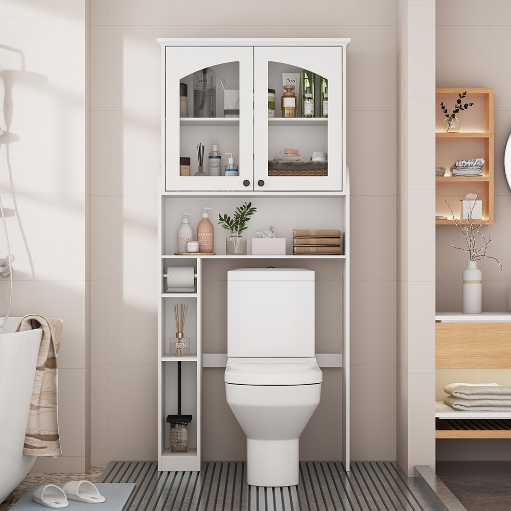 Homsee C-KF460055-01 Exquisitely Engineered and Unbelievably Practical Over for Unmatched Bathroom Efficiency and Personalized Storage Solutions