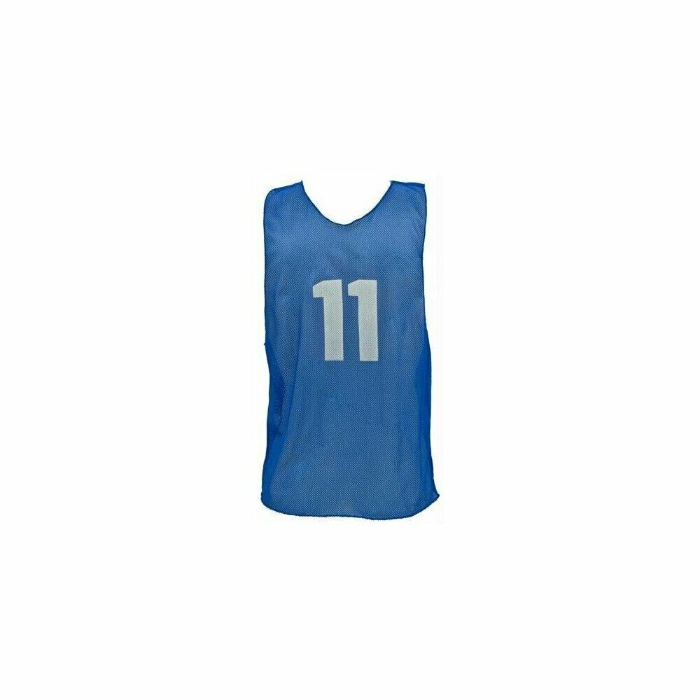  ZX9OSPC100P Numbered Youth Micro Mesh Vests- Blue