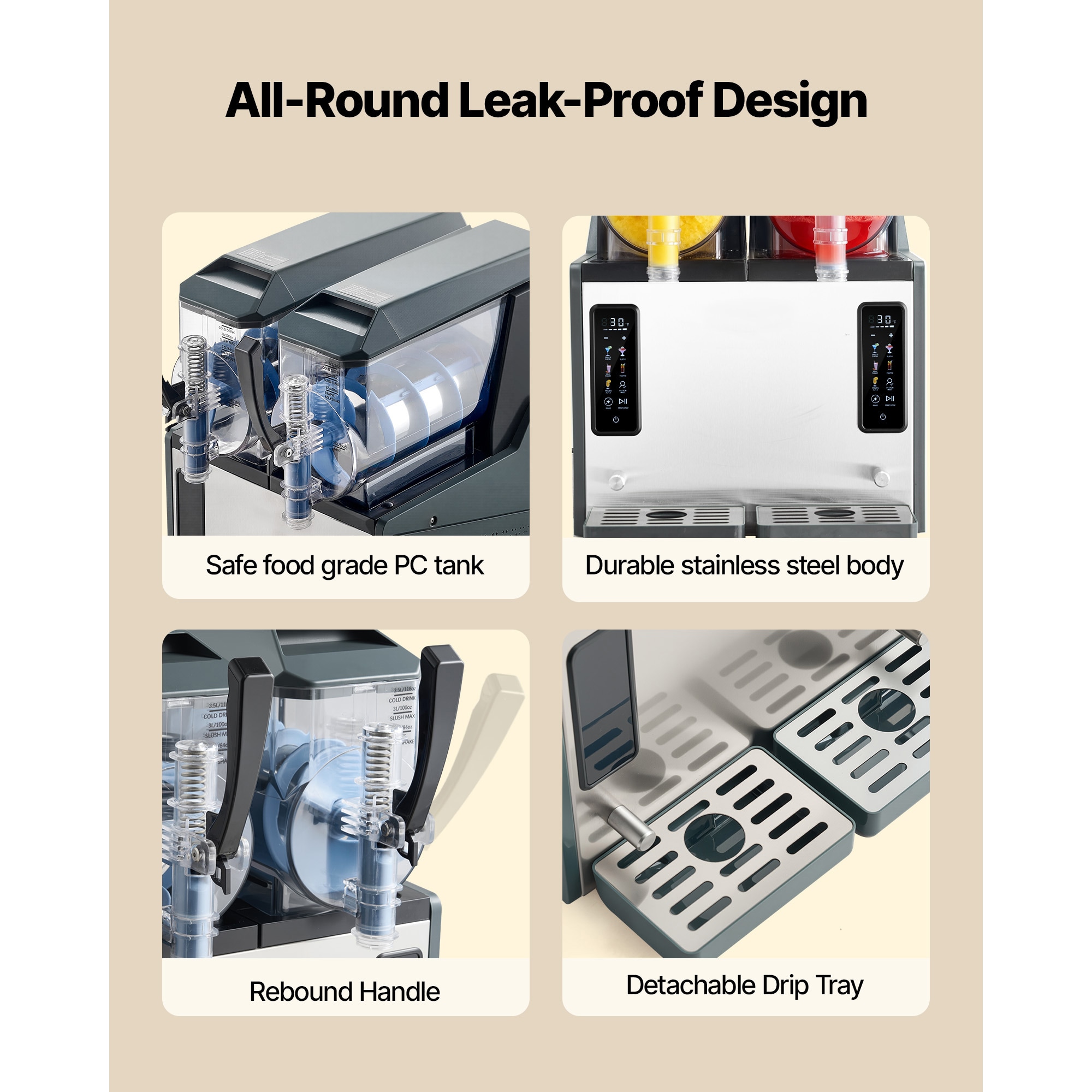 VEVOR SCCGXXRJ25X214938V1 Frozen-Drink-Makers - View #6