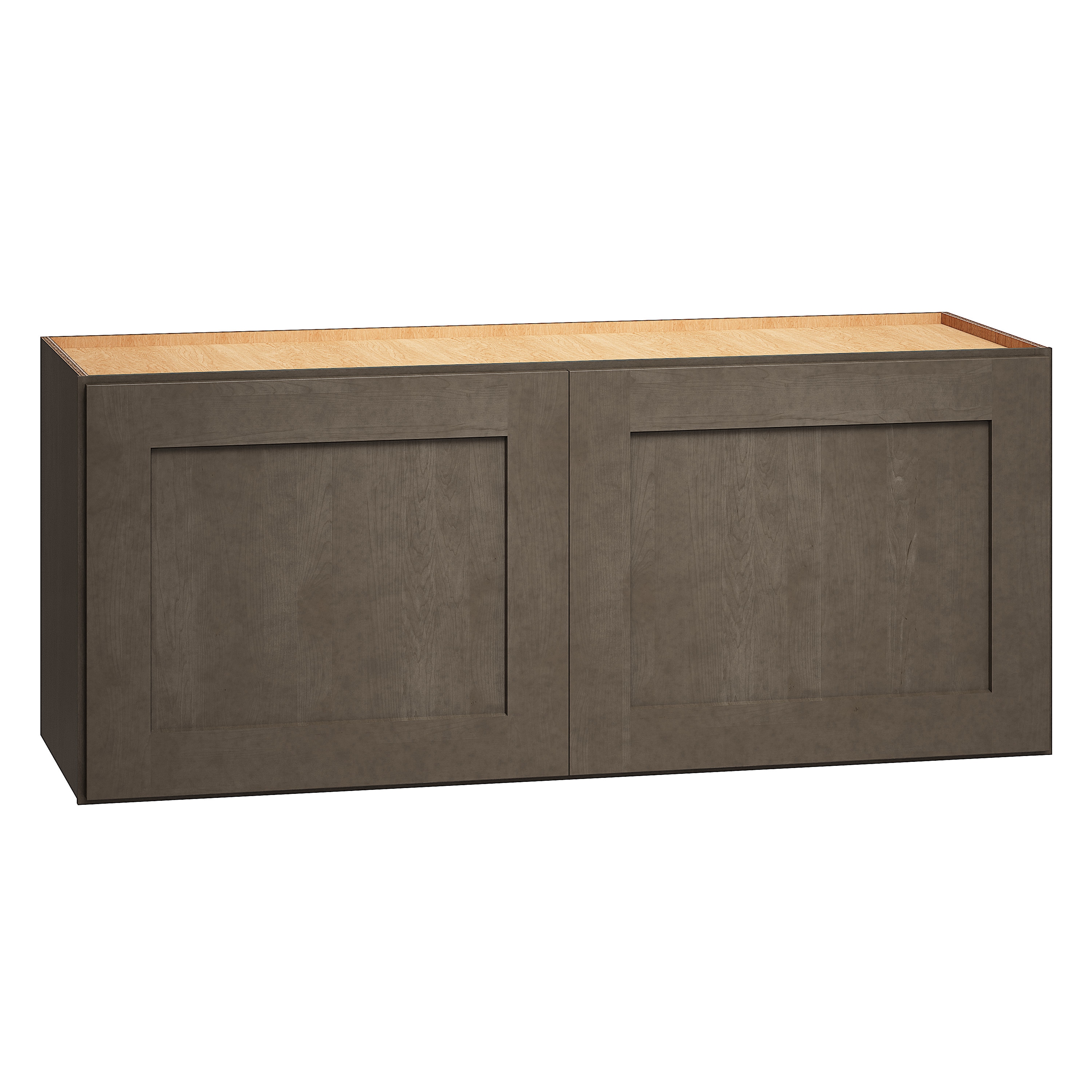 RELIABILT 334 W3615 Pinnacle 36-in W x 15-in H x 12-in D Stain Wall Fully assembled Plywood Cabinet (Recessed Panel Slab)