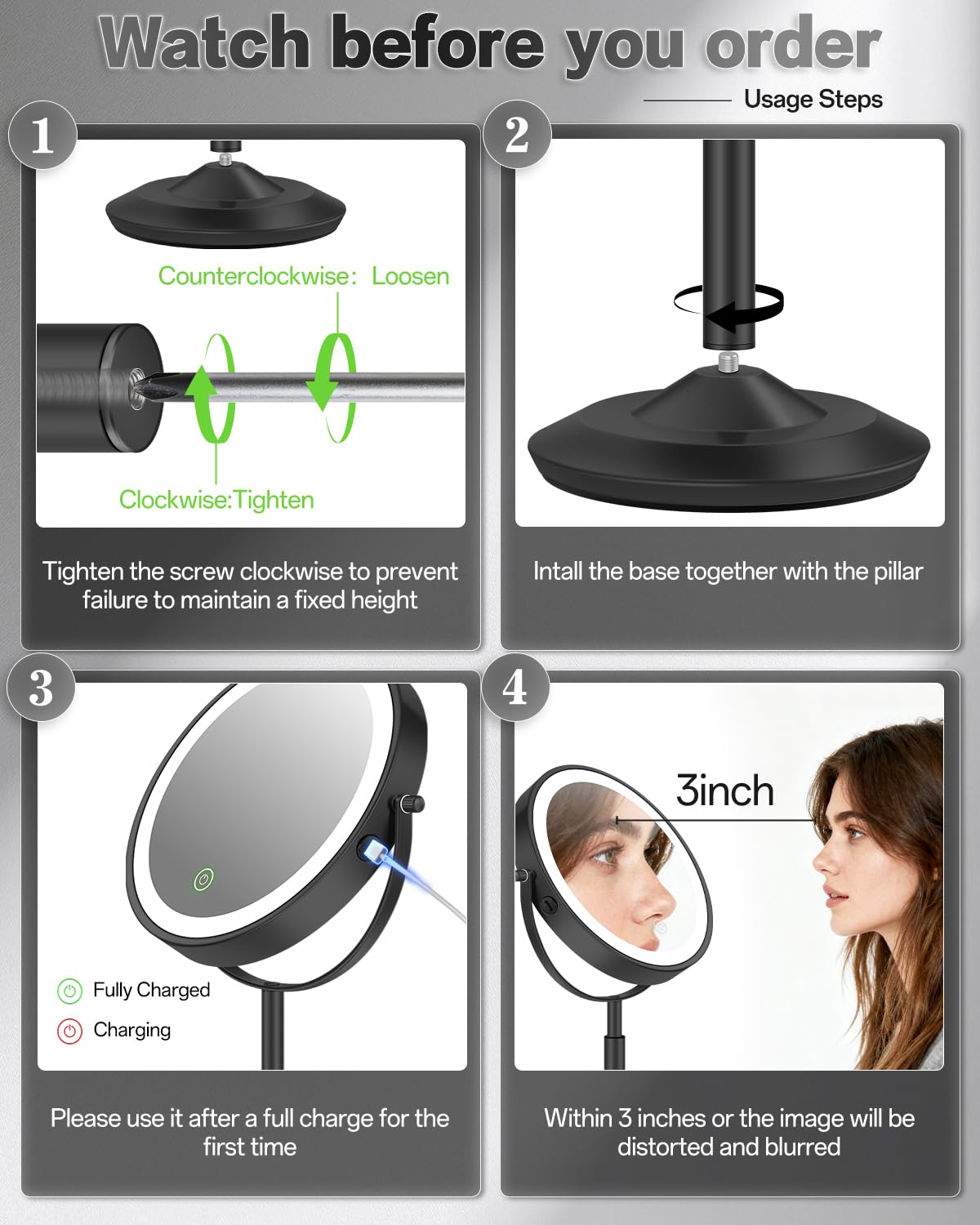CovertSafe 885287531078 Makeup-Mirrors - View #2