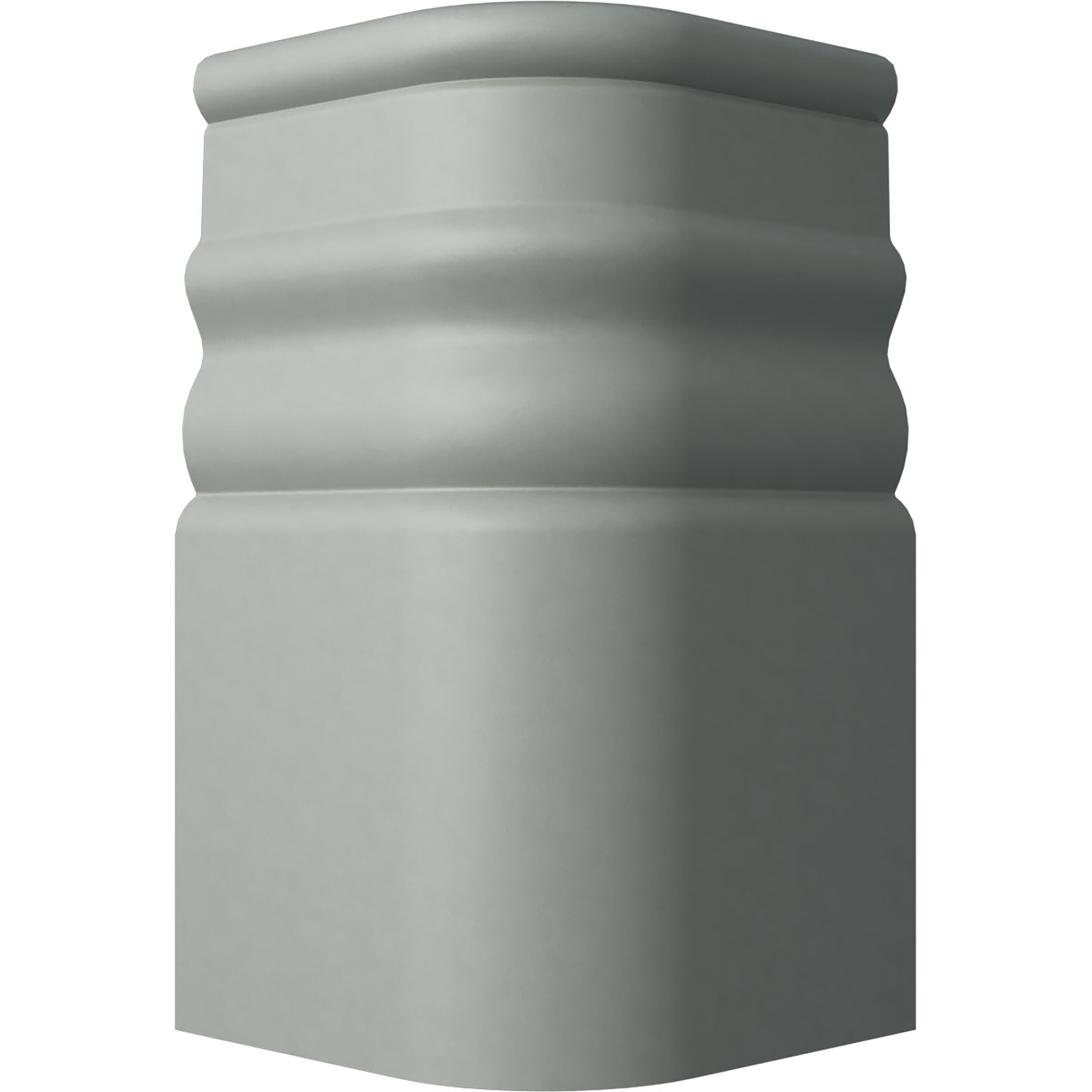 Ekena Millwork BBD06X03FE Federal 5-7/8-in x 3-in Interior/Exterior Primed Polyurethane Architectural 0 Outside corner Baseboard Moulding Block