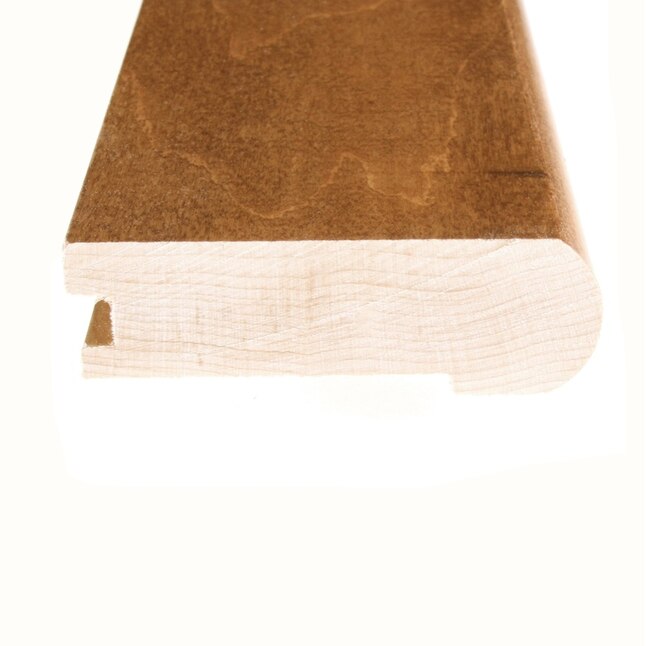 Flexco Solid Wood Stair Nose 2.75-in x 78-in Harvest Prefinished Maple Stair Nosing Flexco Solid Wood Stair Nose 2.75-in x 78-in Harvest Prefinished Maple Stair Nosing
