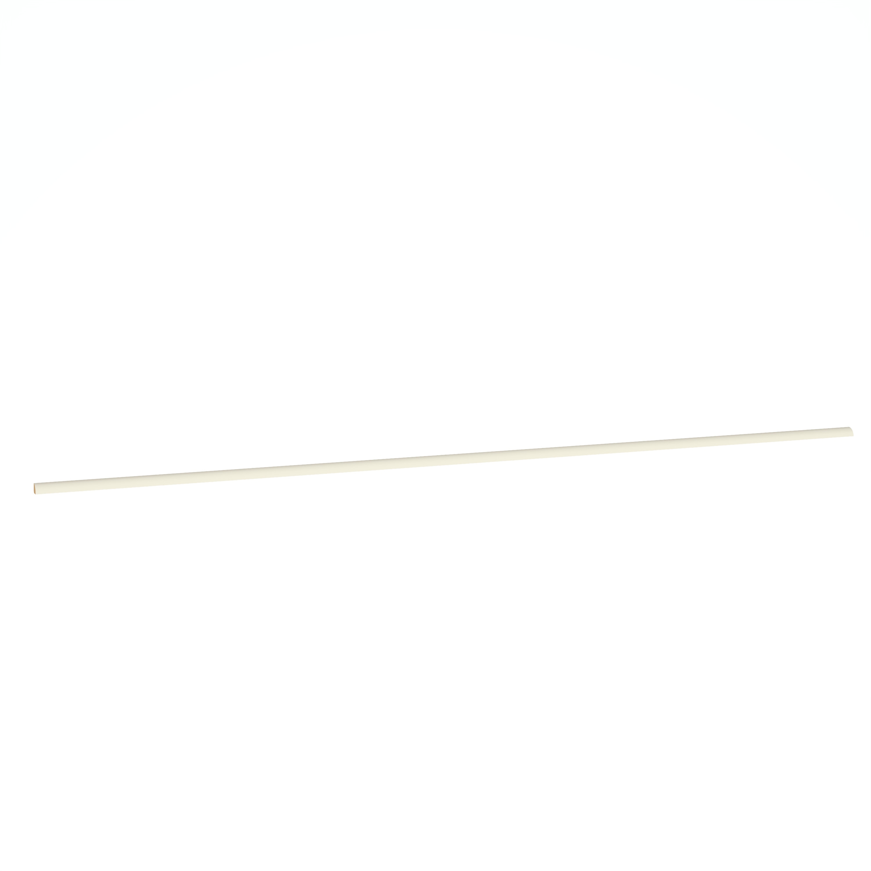 Diamond Express 61B-QRM Cabinet Quarter Round Moulding 96-in W x 0.7-in H x 0.7-in D Steam Painted
