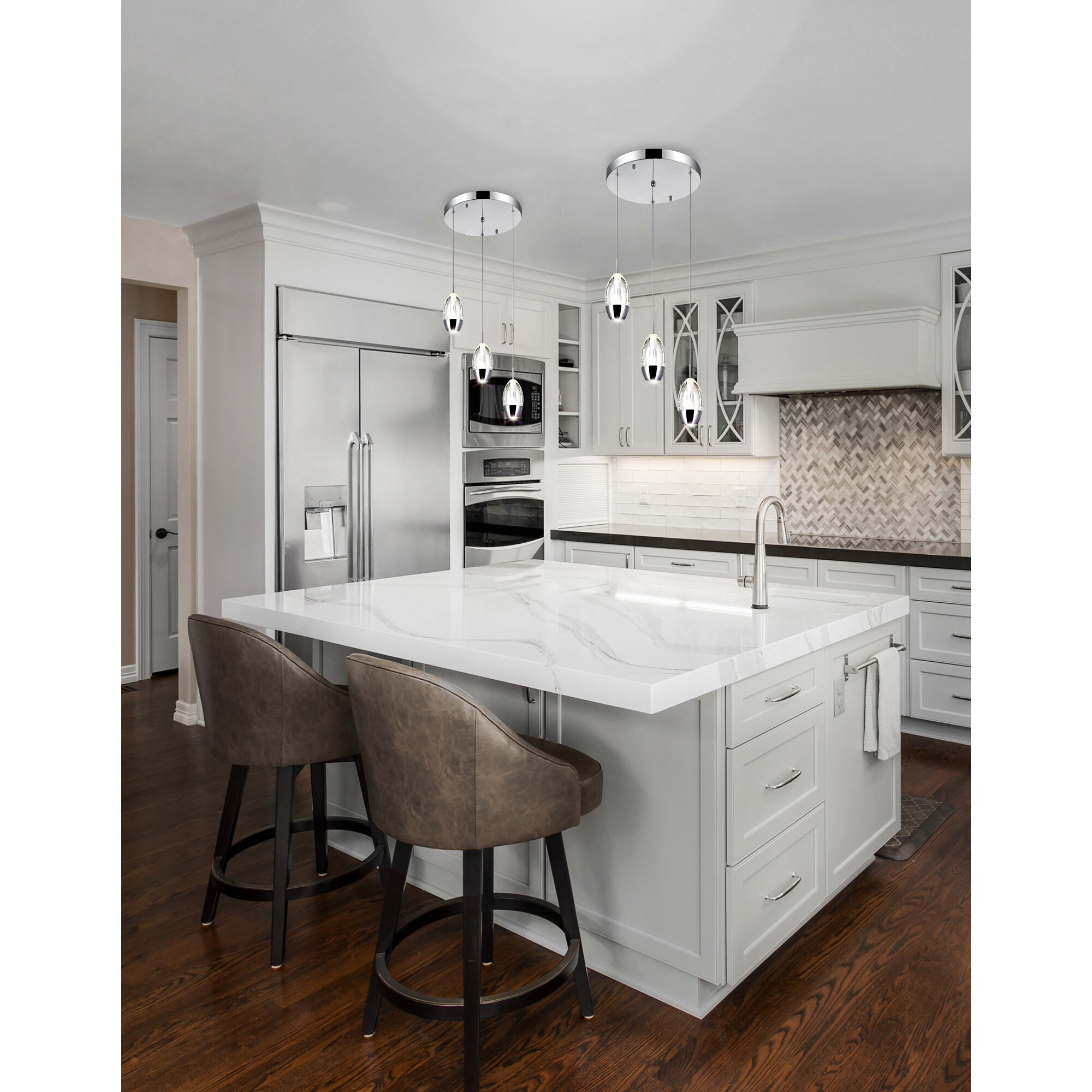 CWI Lighting 5077P10C-R Pendant-Lights - View #6