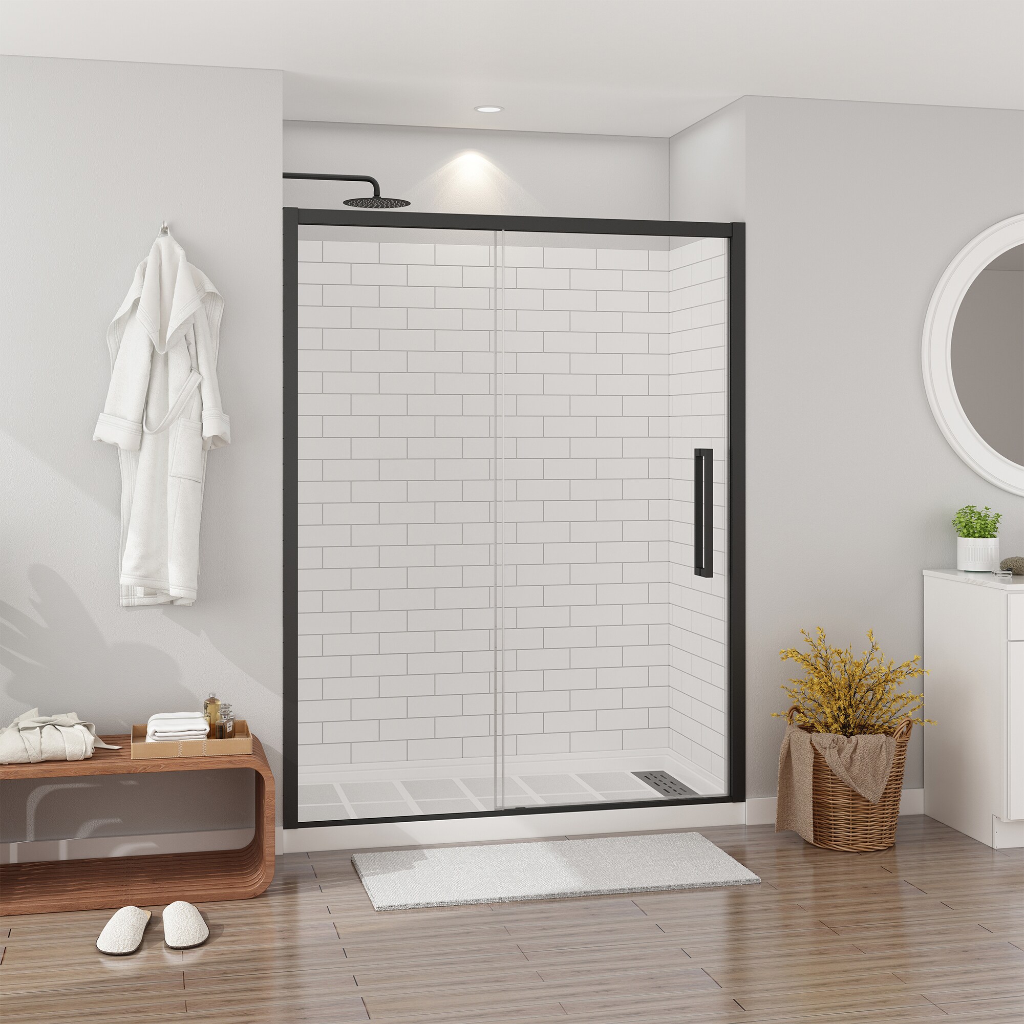 CASAINC CABR1303MB10R15 Alcove-Shower-Kit - View #5
